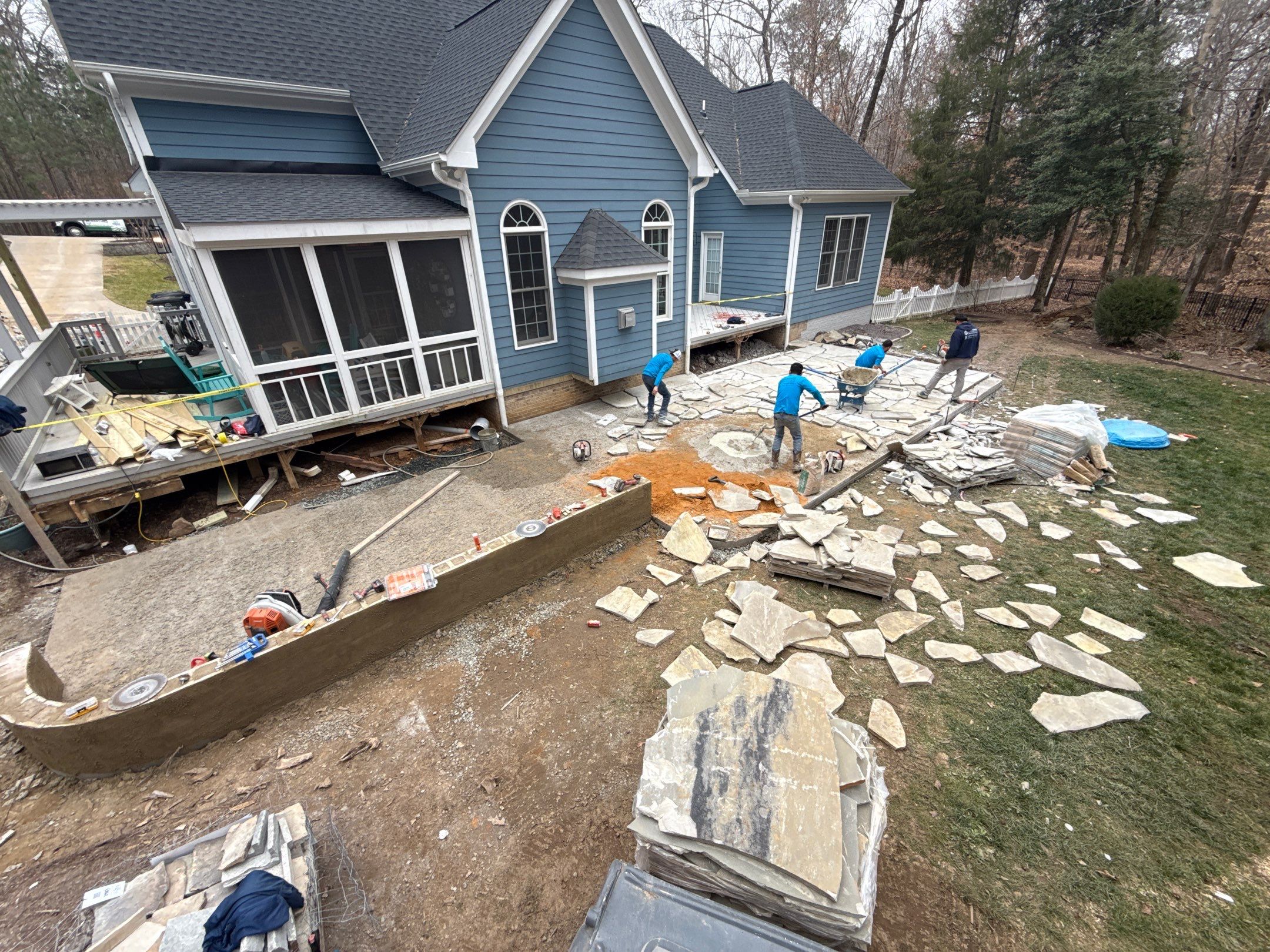 Hardscaping in Pittsboro by Martinez Brother’s Nc Landscaping Inc