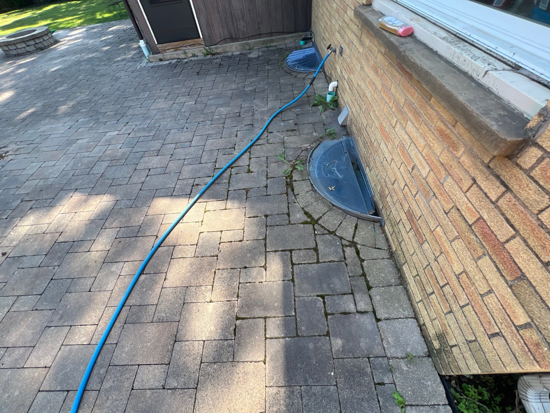 Brick Paver cleaning and sealing by Northern Power Washing LLC.