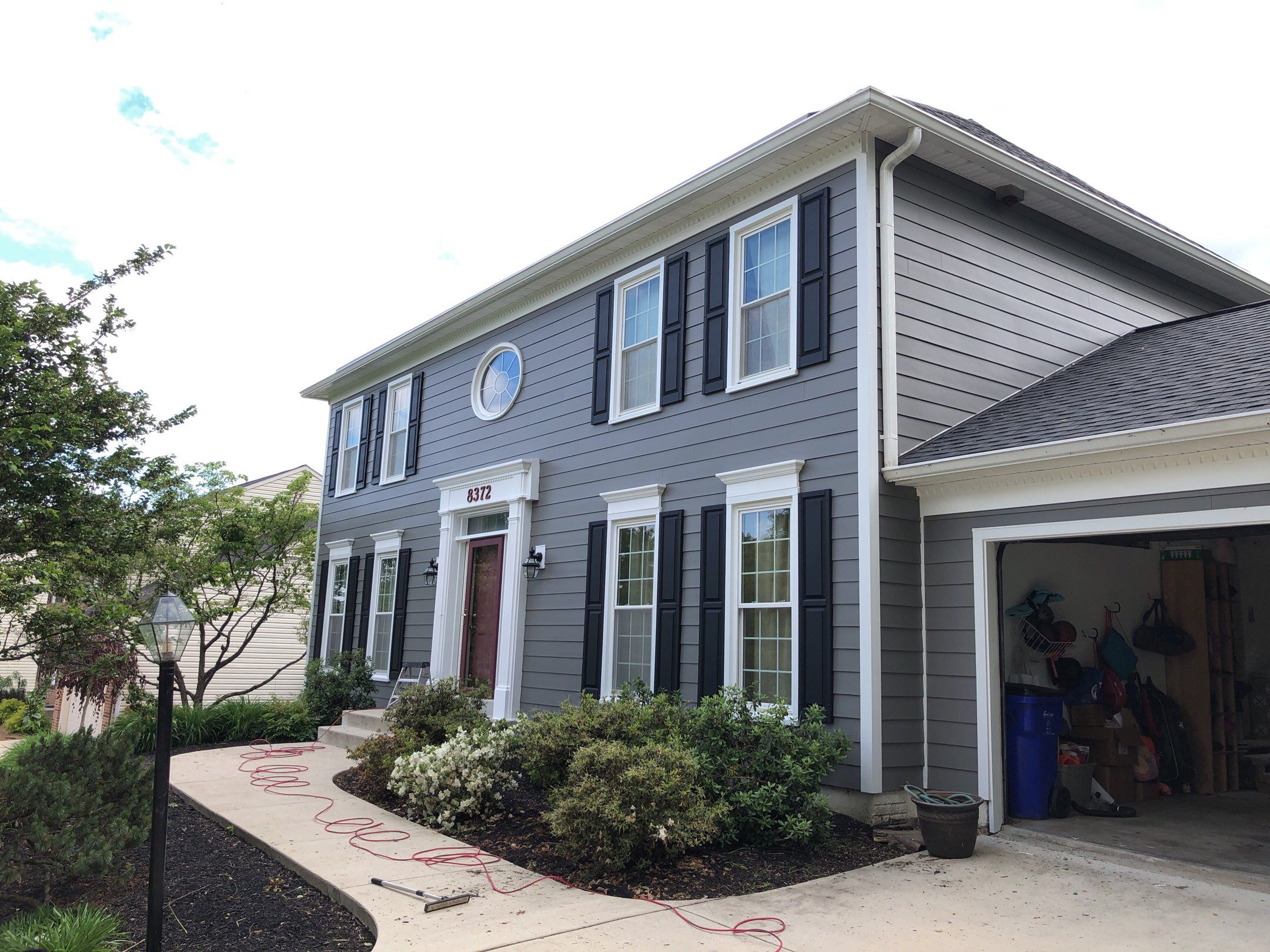 Siding Replacement using James Hardie siding by American Home Contractors