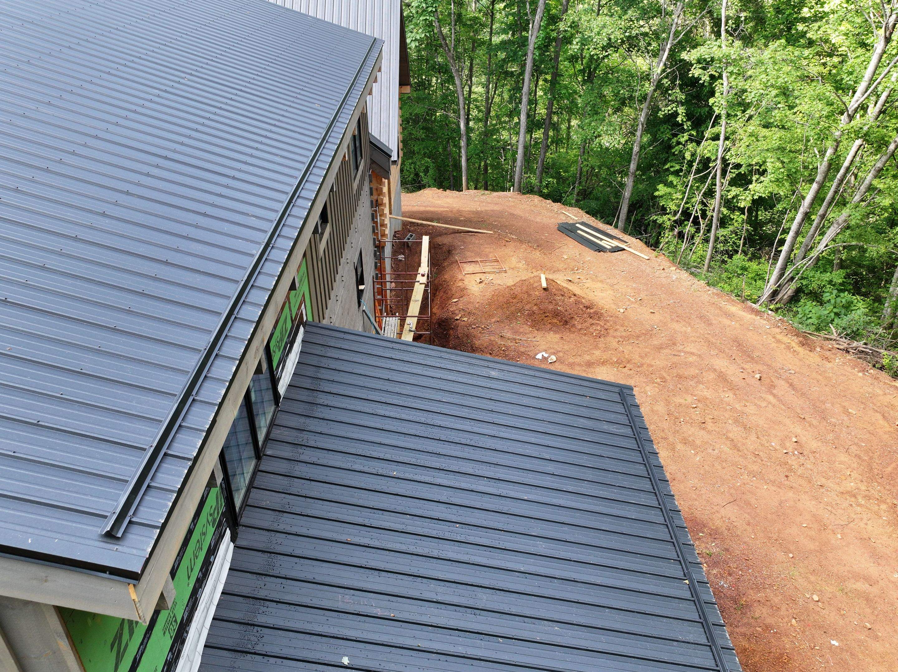 Textured Black AG Panel by Omnia Roofing