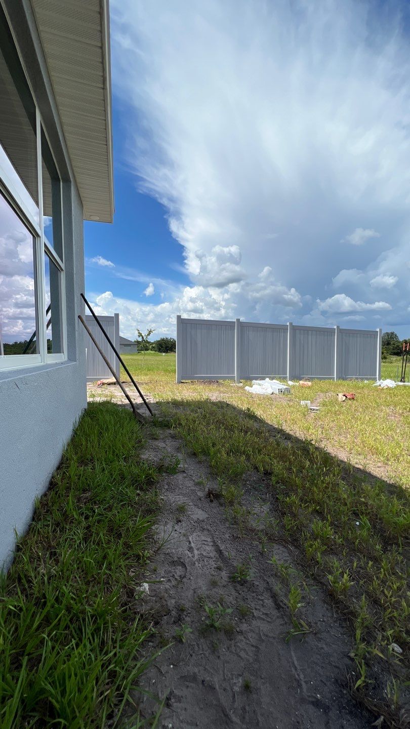 Wimauma, FL 6ft. Tall Slate Gray Vinyl Privacy  by Asap fence and gates, LLC