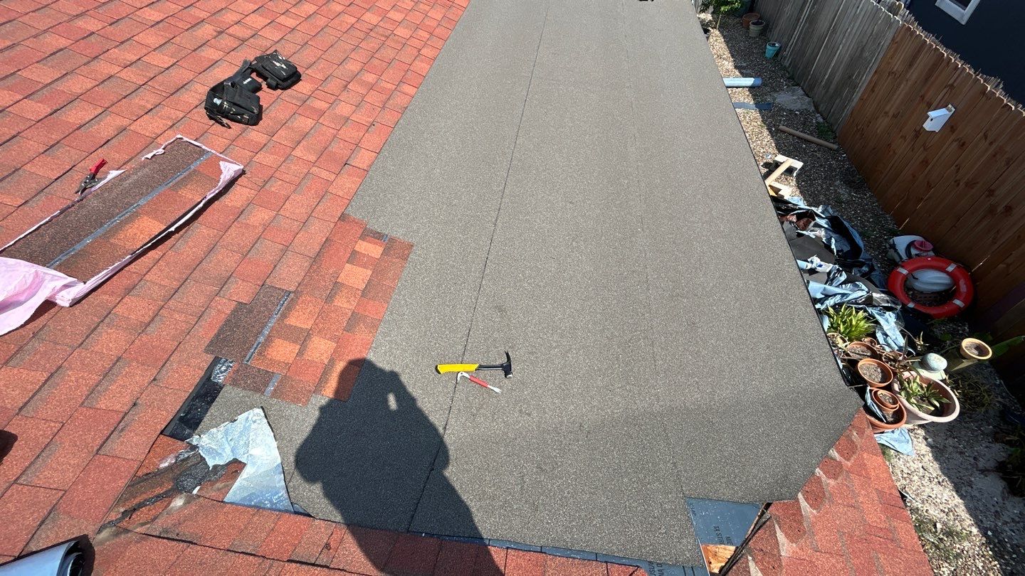 Residential Roofing Installation using Flat Roof System by Lighthouse Roofing