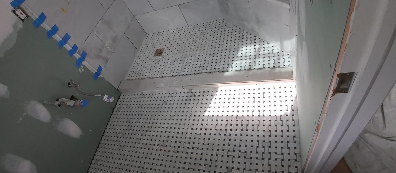 Bathroom Remodel using Tile by Home Concepts Construction