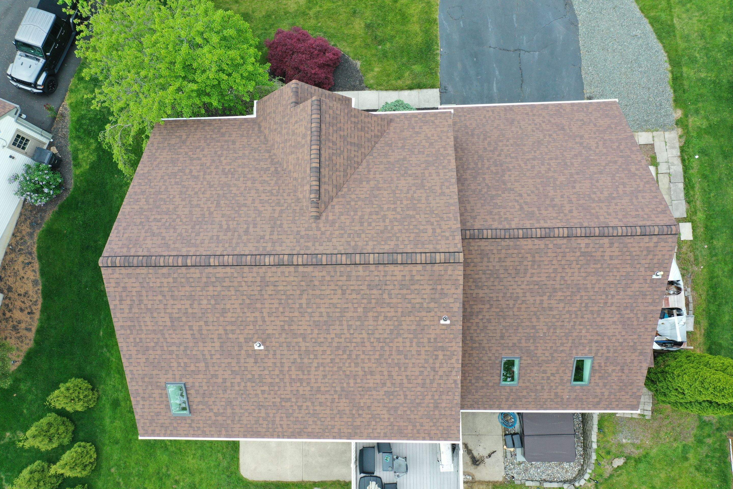 Roofing Installation using CertainTeed Landmark - Burnt Sienna by Storm Guard of Ches-Mont PA