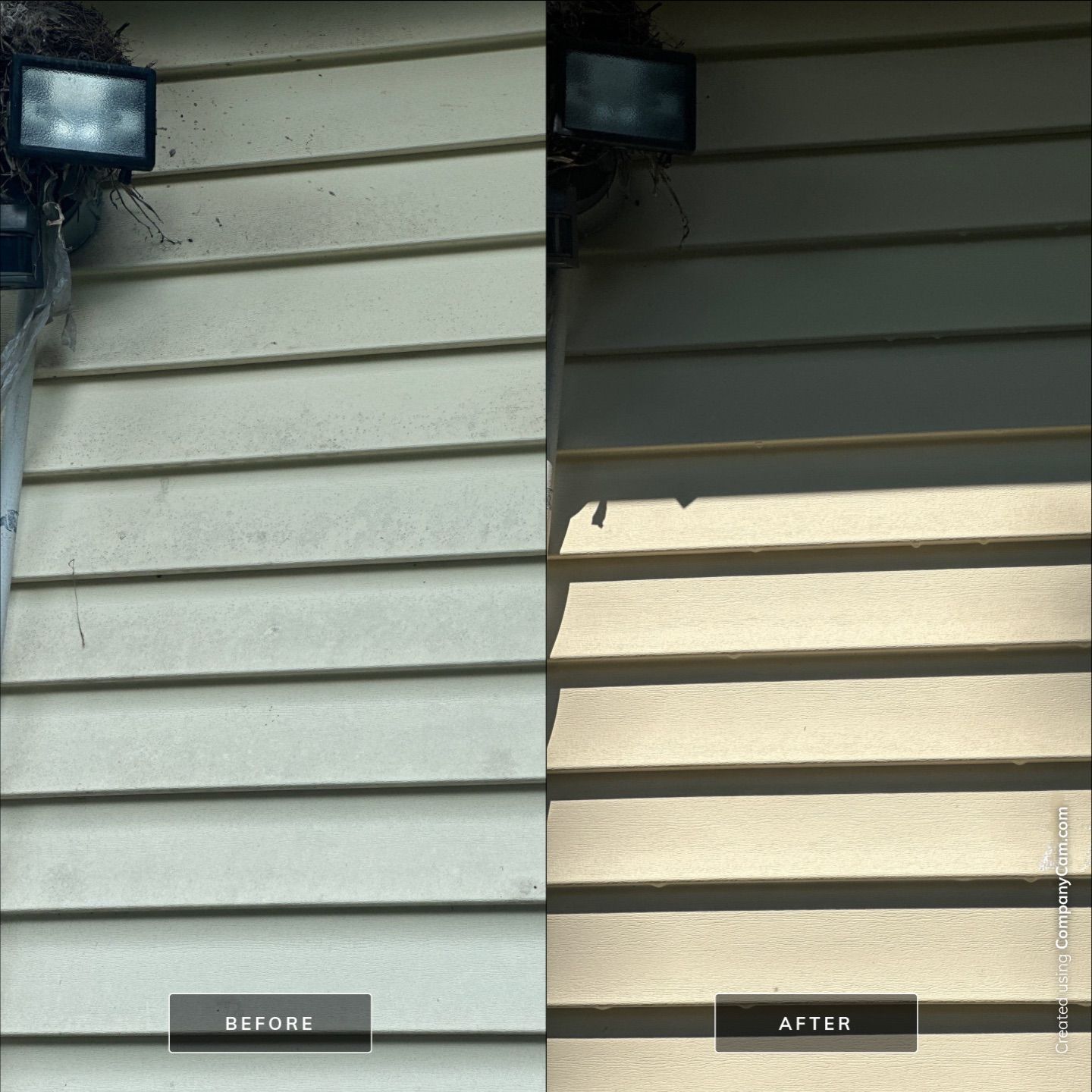 Project in Island Lake by Simmons Power & Soft Washing