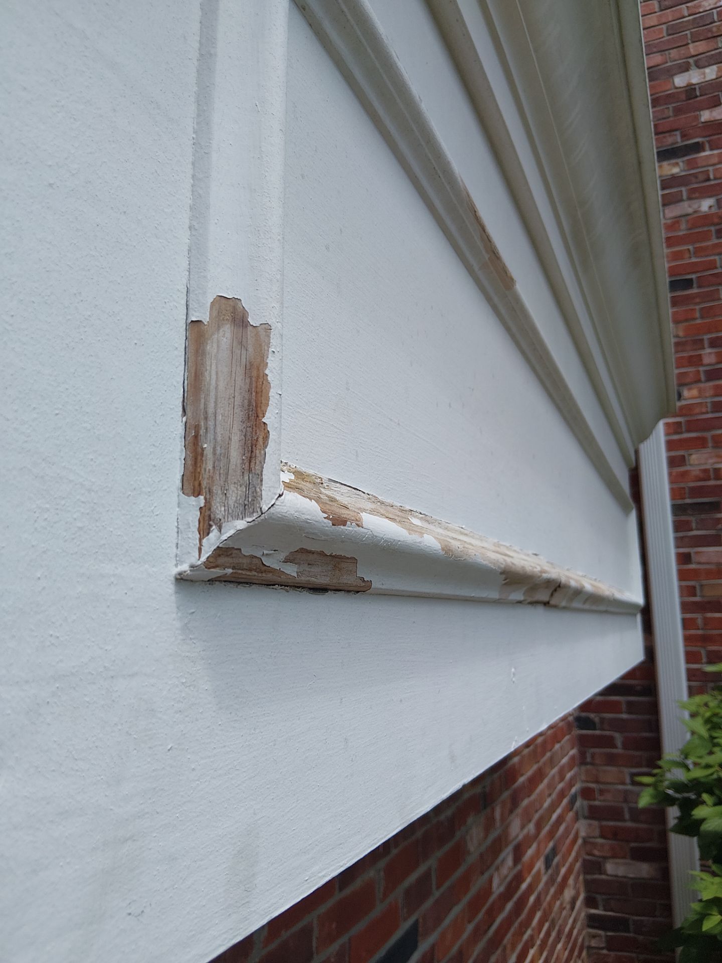 2nd-Story Exterior Trim Paint Repair – Chesterfield, MO by Legendary Services Company LLC.