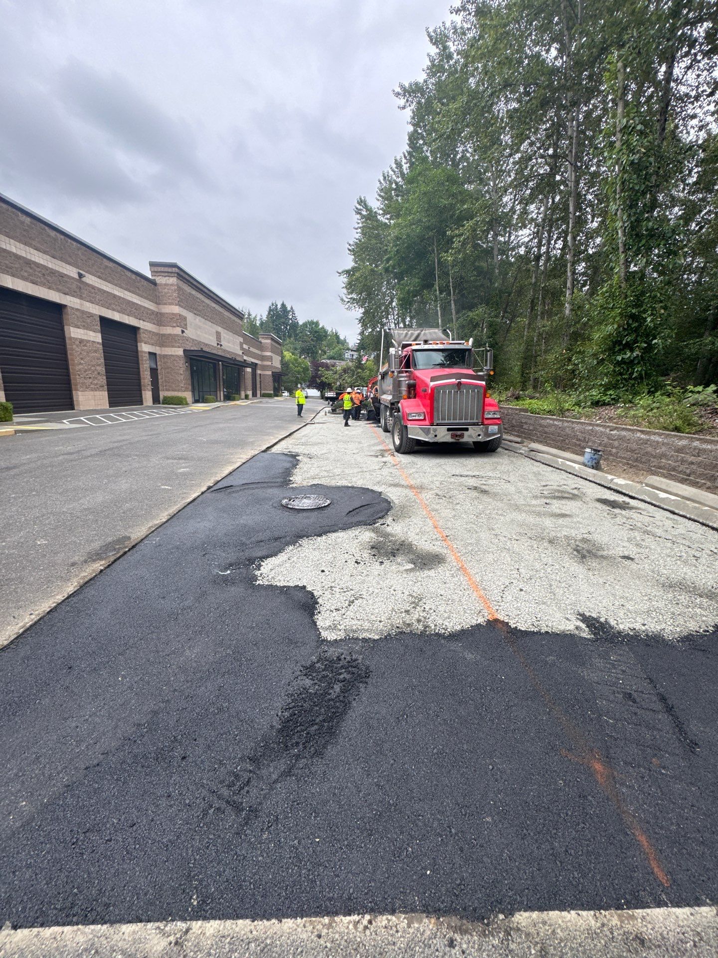 Asphalt Patch Repair & Concrete Curb Renovation | Kirkland  by Jireh Asphalt & Concrete Inc 