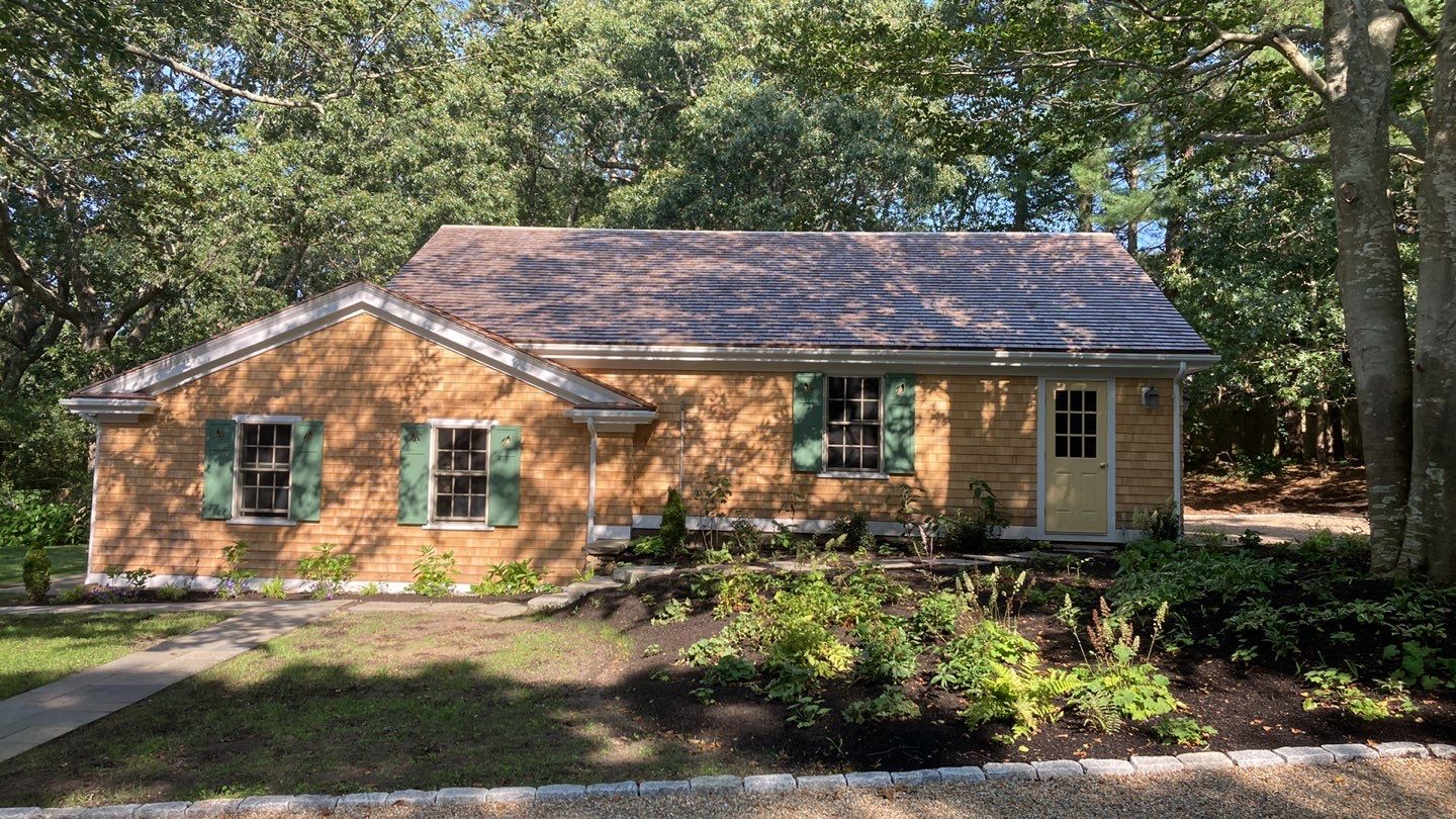 Gutter Installation using 4x5 FiberGlass Gutter in Osterville, Ma by Gutter Pro Enterprises