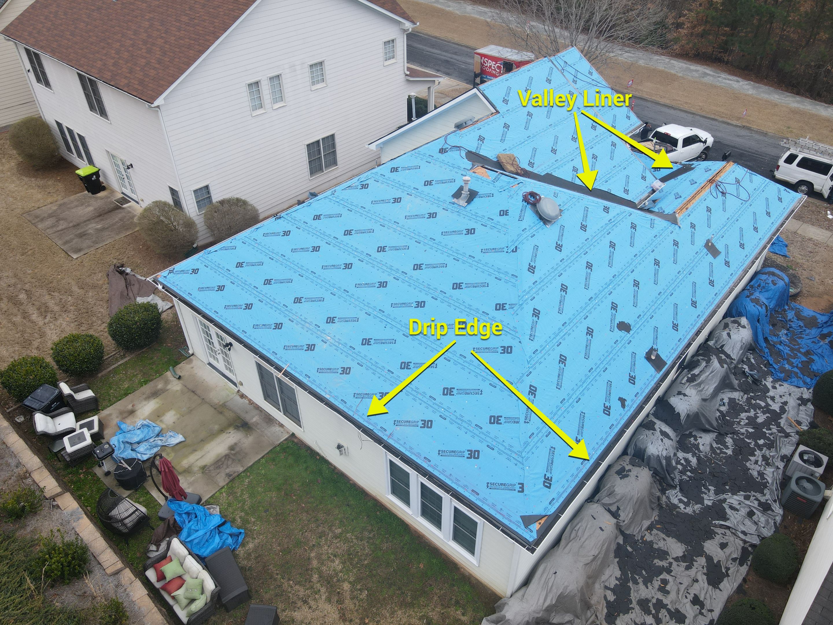 Residential Roofing Installation using Owens Corning by Inspector Roofing and Restoration