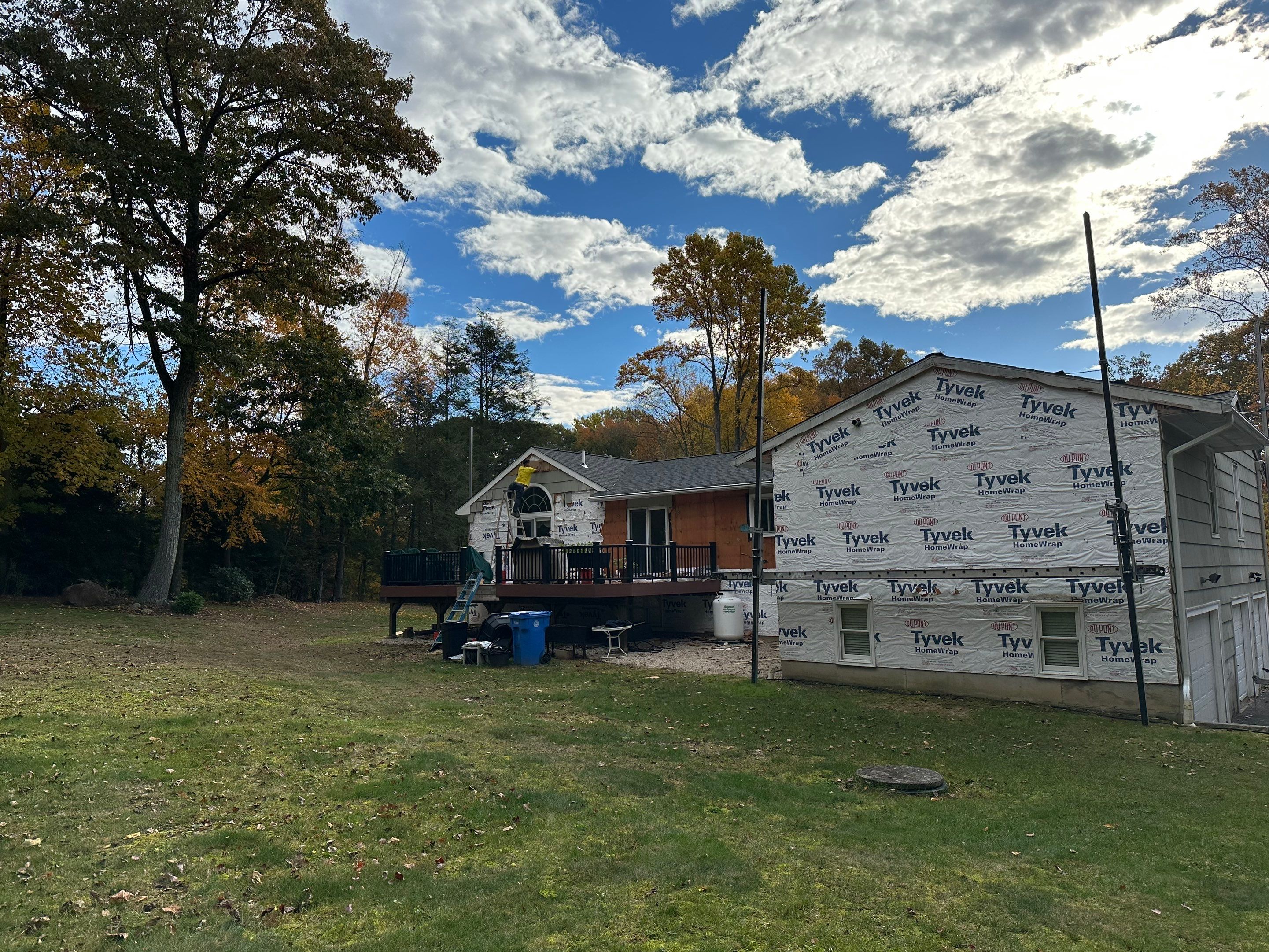 New Roofing, Siding front door by A Plus Exterior