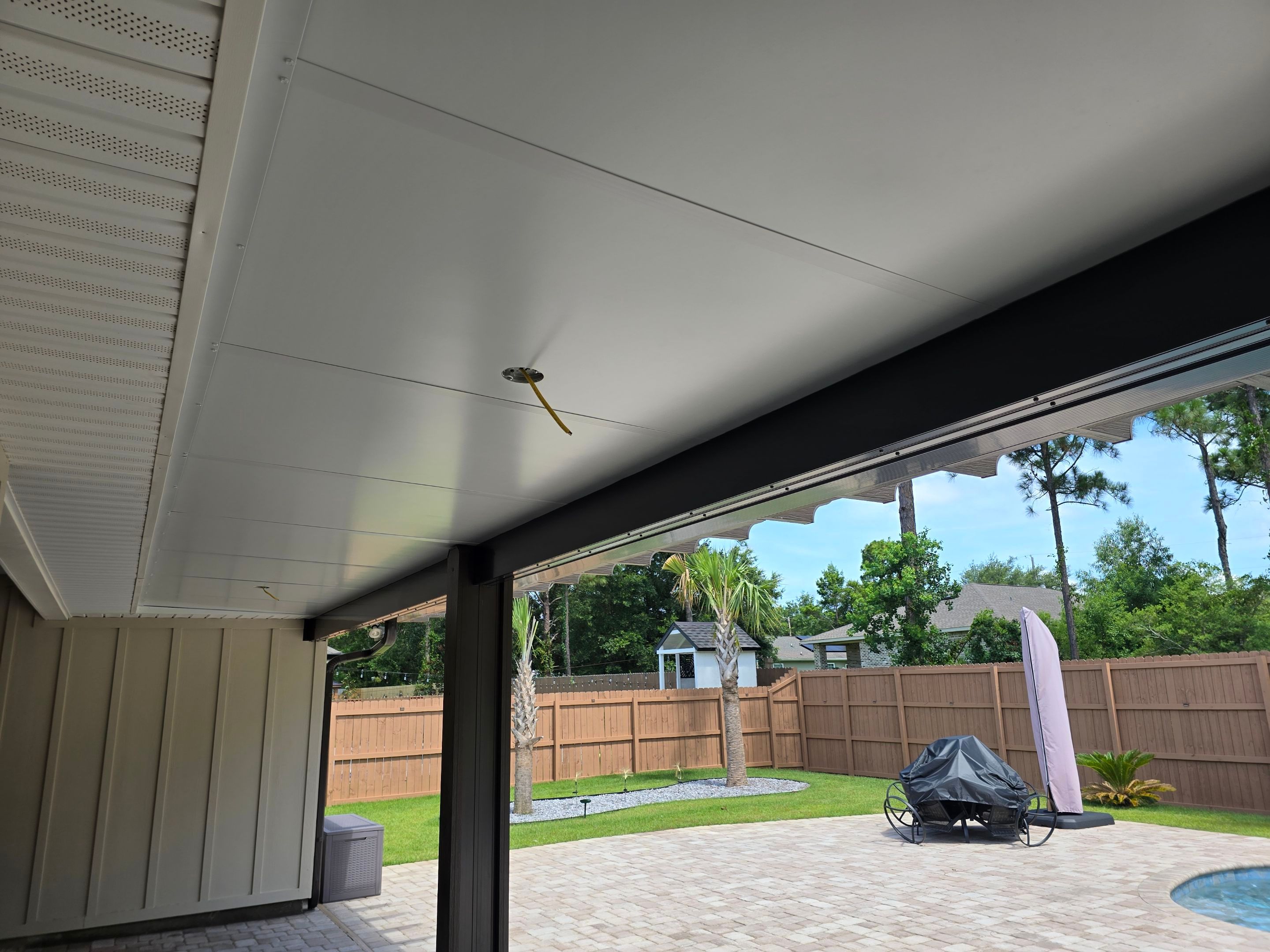 Patio Cover using Colorbeam by Titan Sunrooms