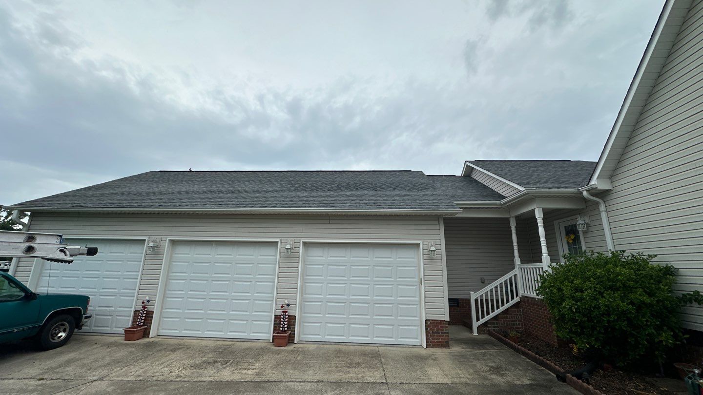 Full Roof Replacement and Gutter Installation in Rock Hill, South Carolina by Merritt Roofing LLC