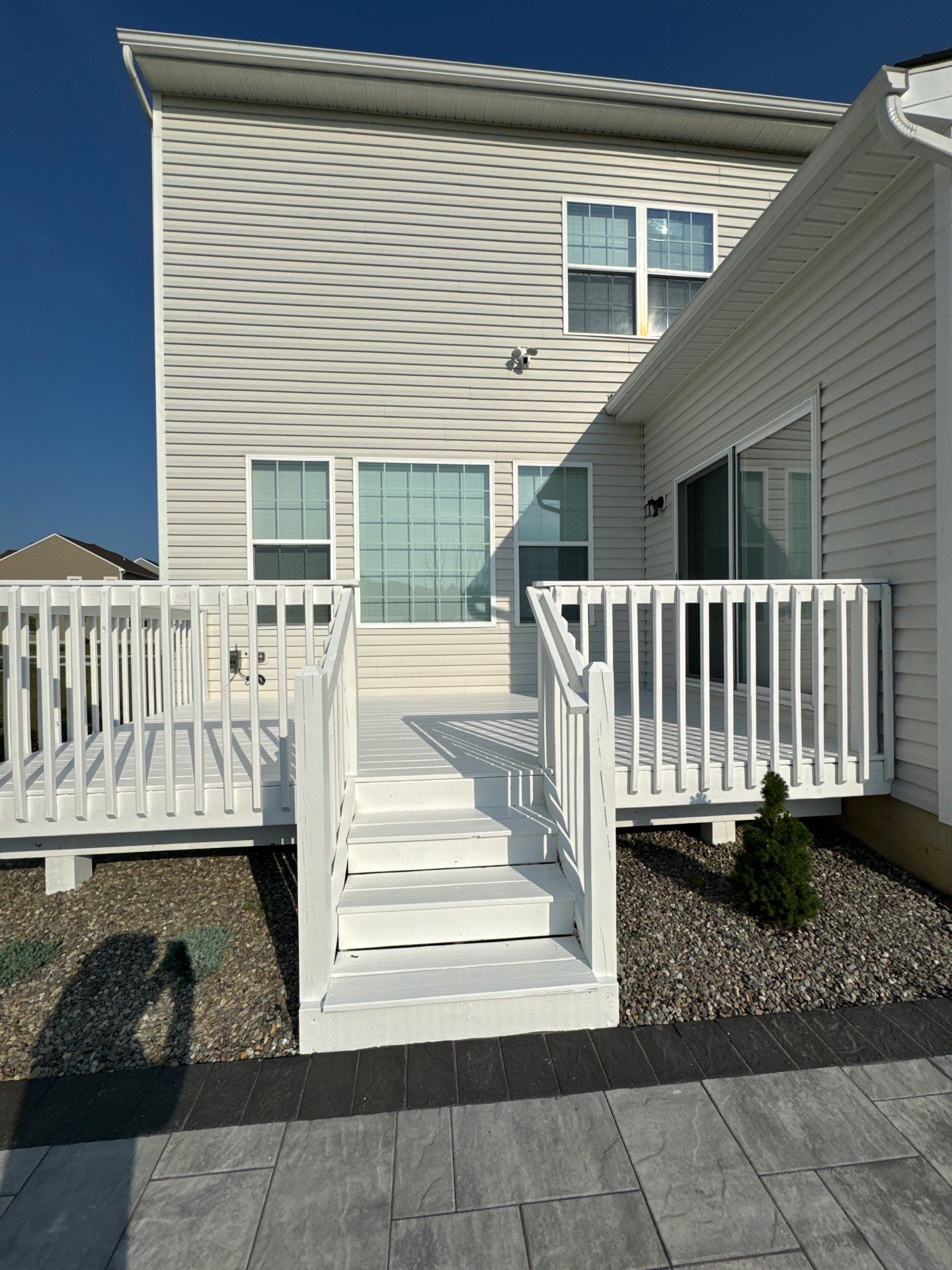 Belgard Patio Showcase + Deck Refinish & Outdoor Lighting | Delaware Outdoor Living by Studio G Indoor Spaces & Outdoor Living
