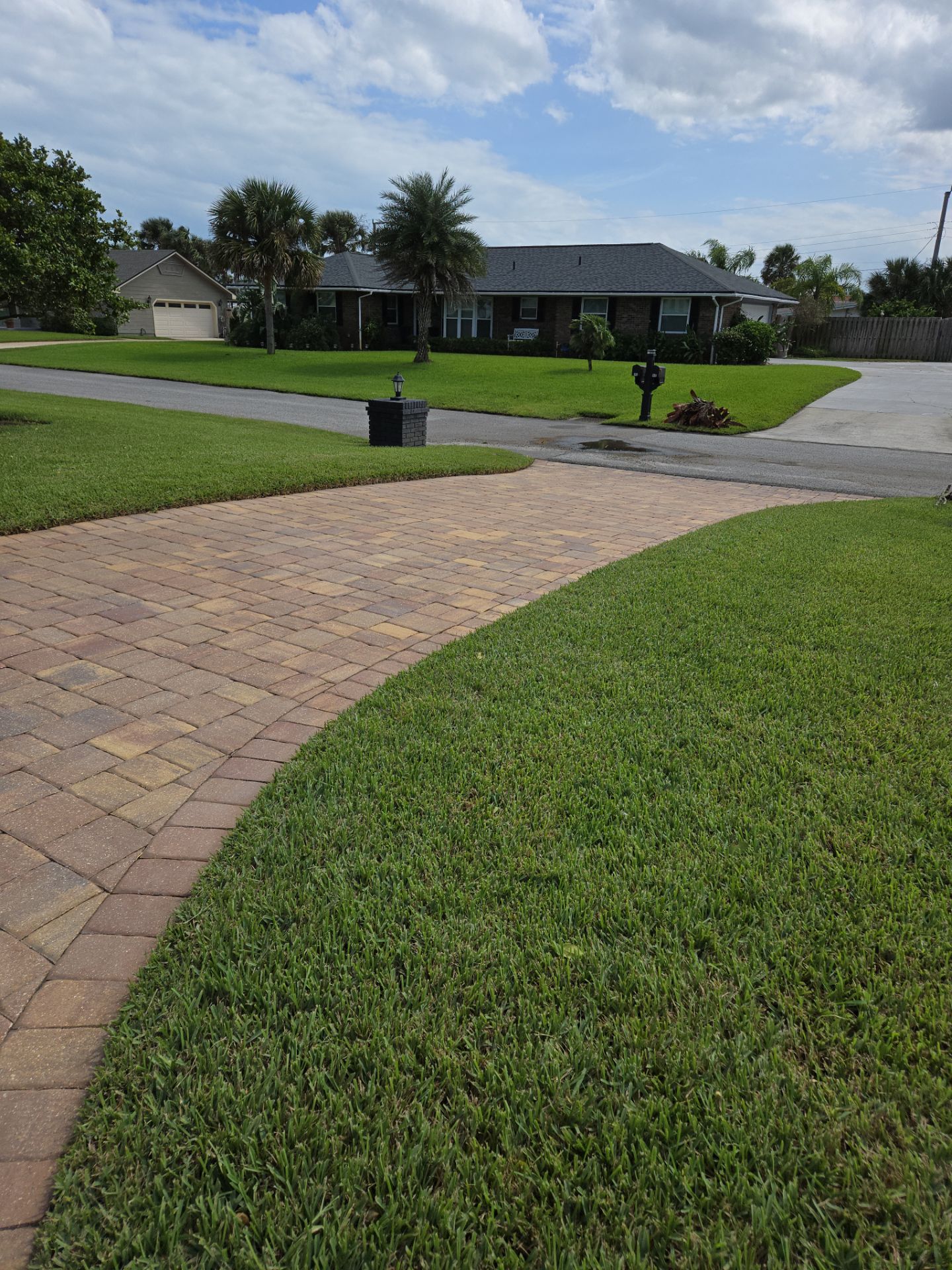 Paver Driveway and Patio using Concrete Sealant by DuraSeal