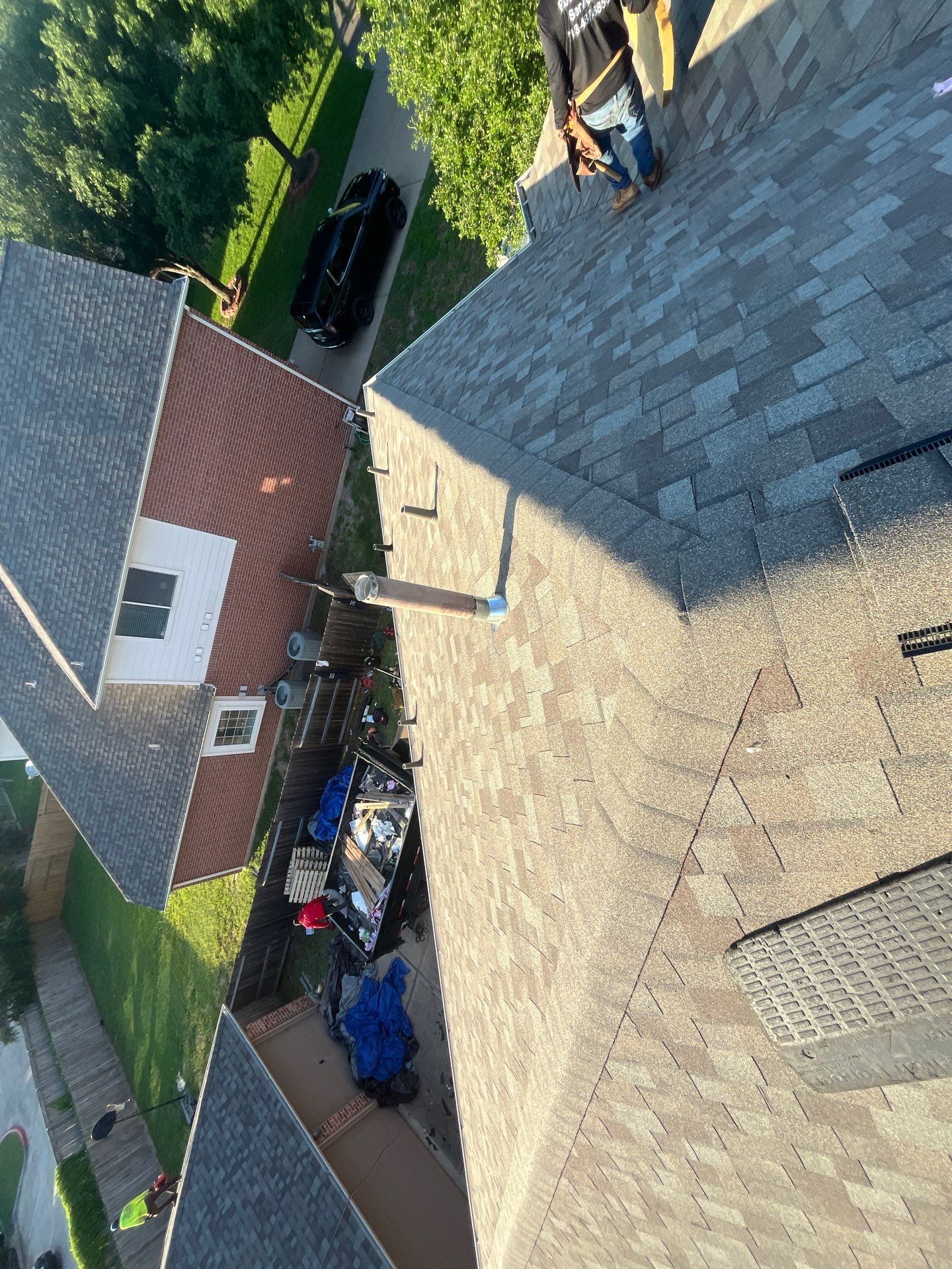 Residential Roofing Installation using Owen's Corning Duration (Lifetime) Shingles by Roof Repair Company