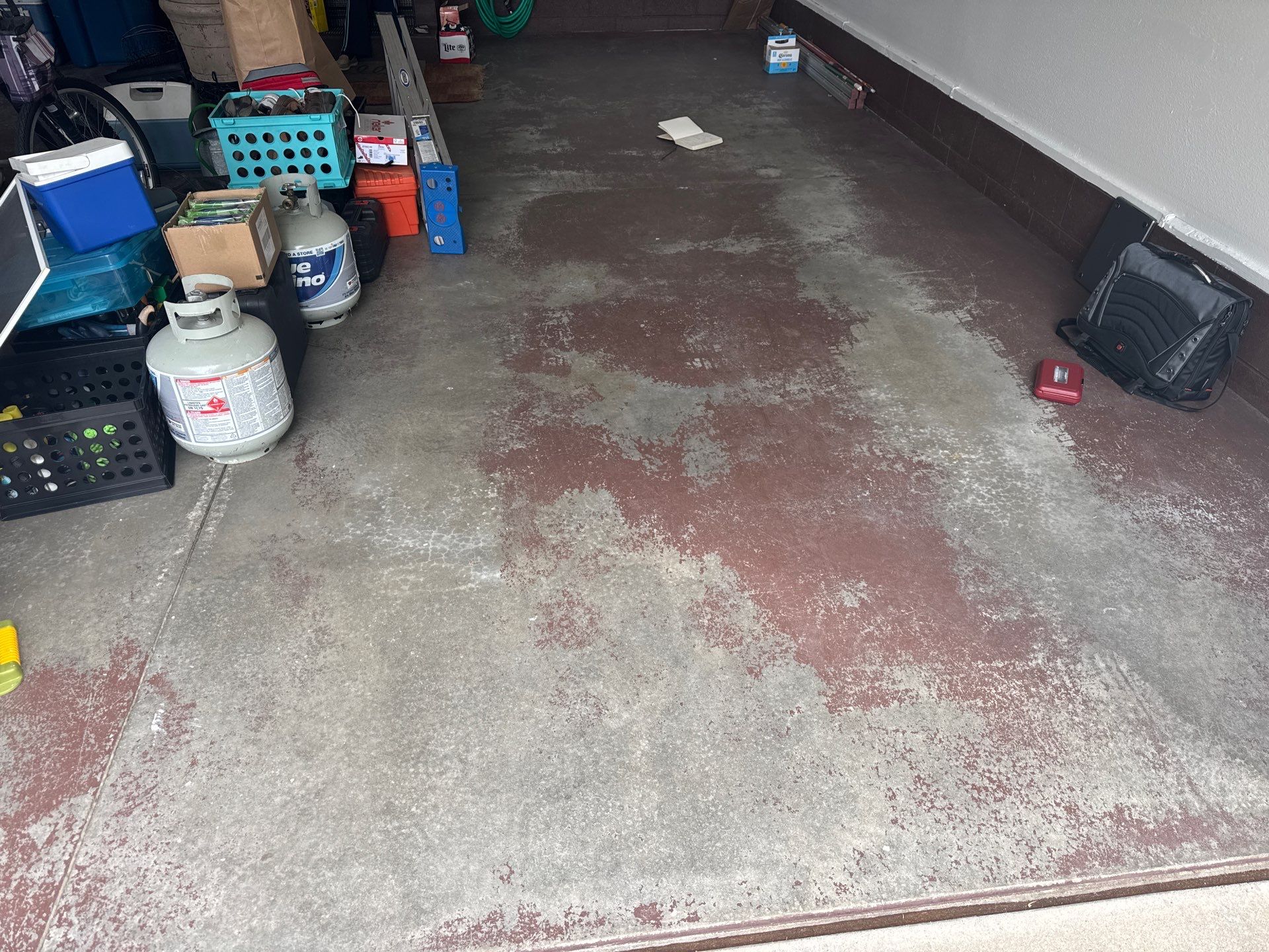 Epoxy Flake Floor Installation with Pumice Finish in Spring Lake by Gordon Painting