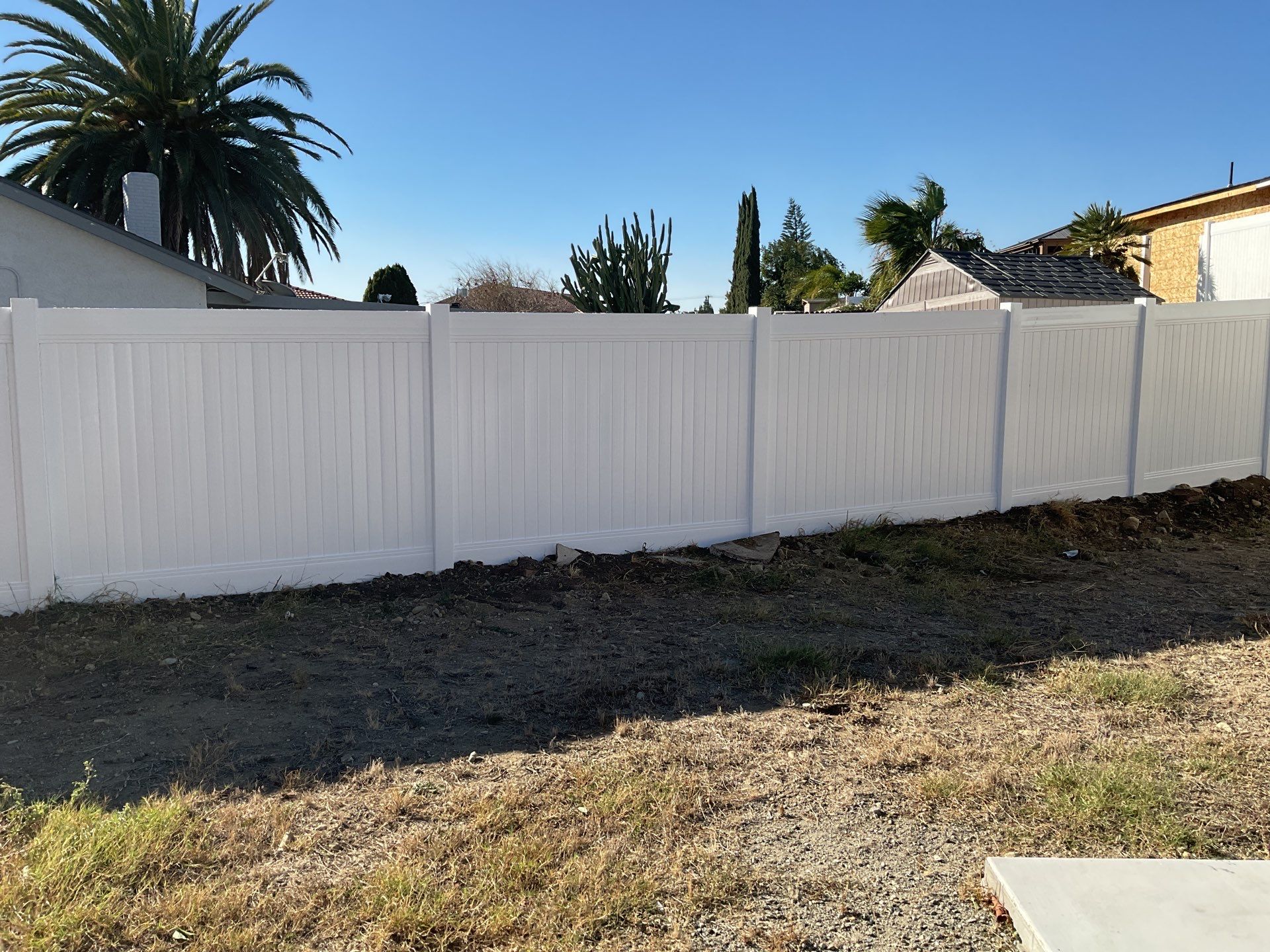 6ft White Privacy Fence  by Fence Guys Inc. 
