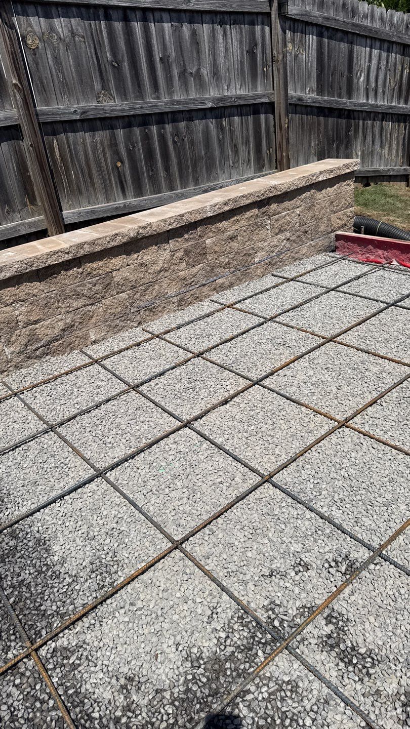 Broom Finish Patio  by NG Masonry & Construction LLC