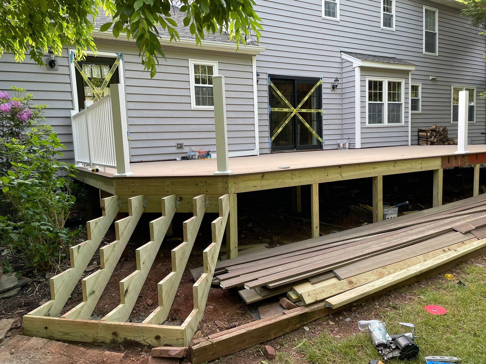 Deck resurface in Flemington by deck guardian