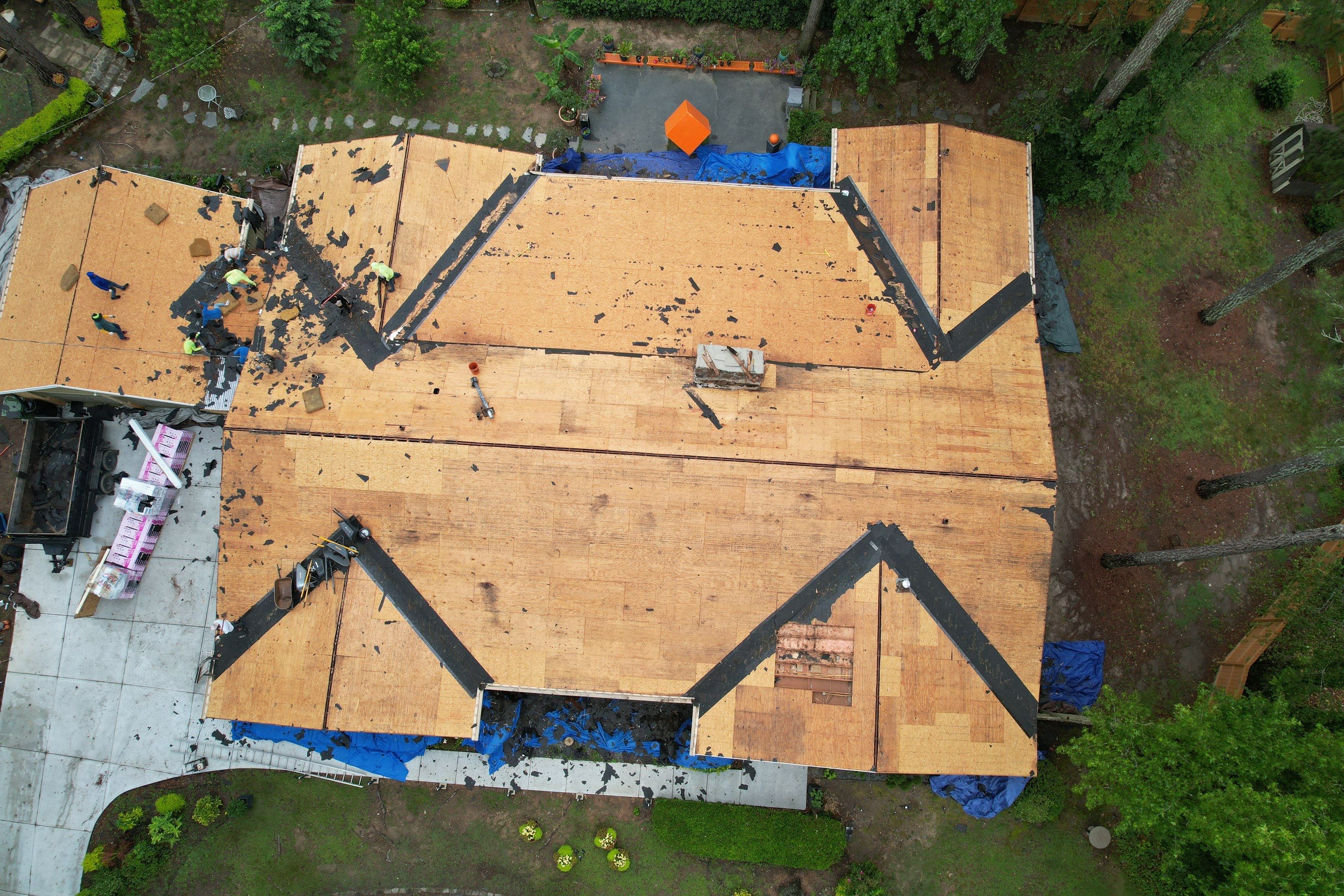 Residential Roofing Installation using Owens Corning by Inspector Roofing and Restoration