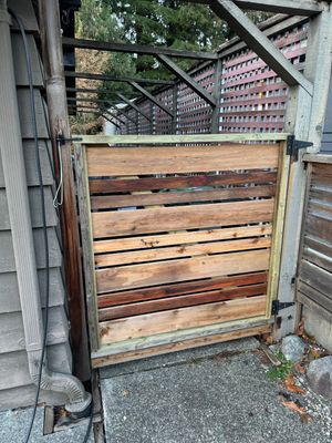 New Wooden Gate