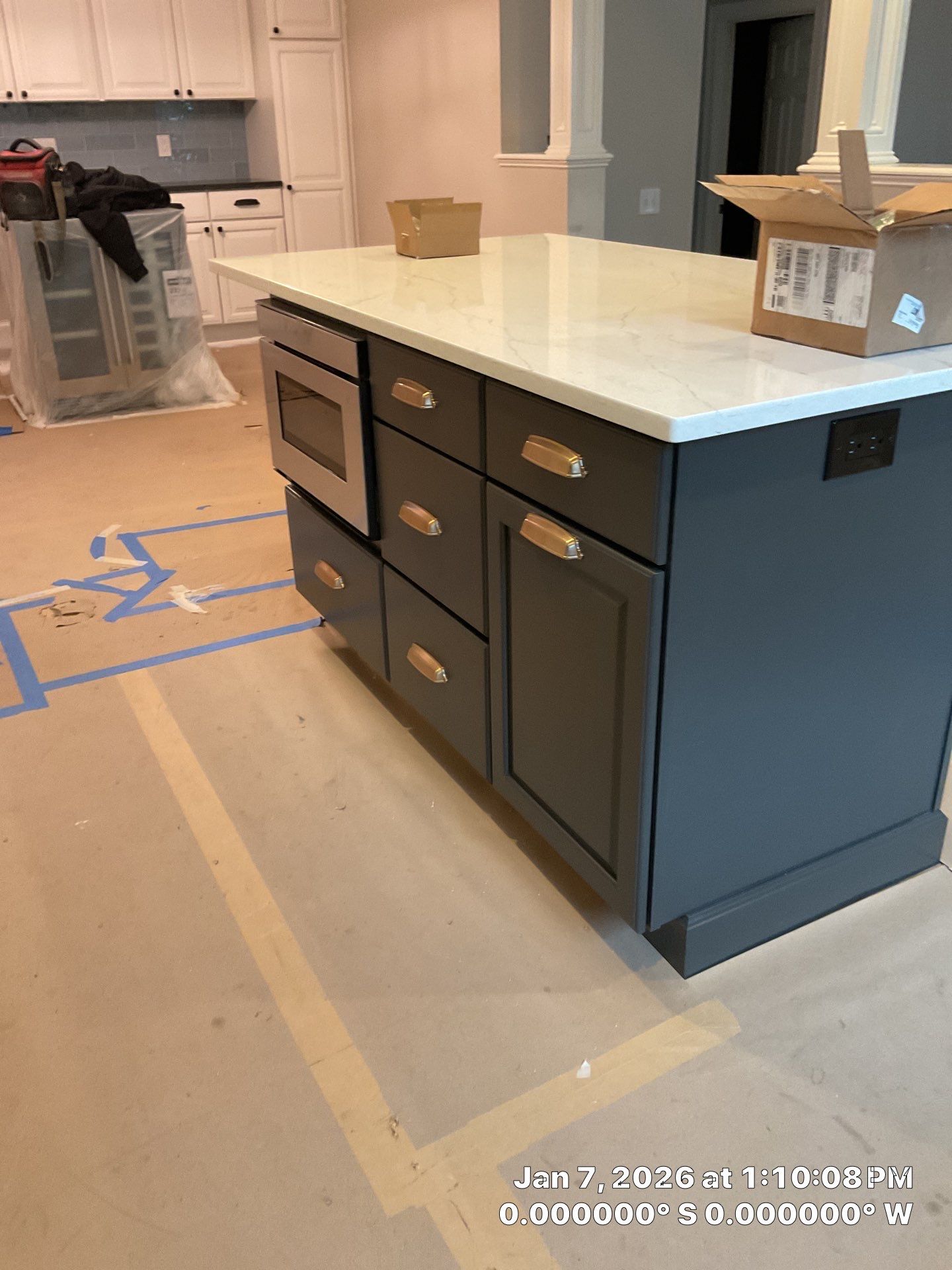 Kitchen Cabinet Painting  by Dennis Moffitt Painting