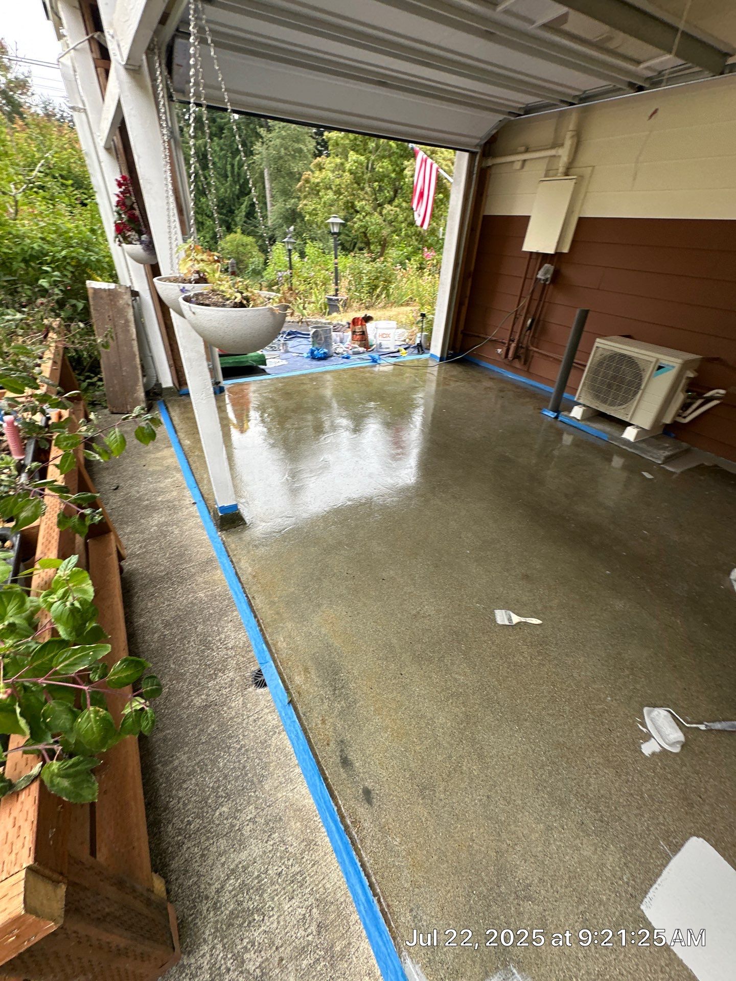 Concrete Garage Epoxy Paint Finish | Everett by Jireh Asphalt & Concrete Inc 