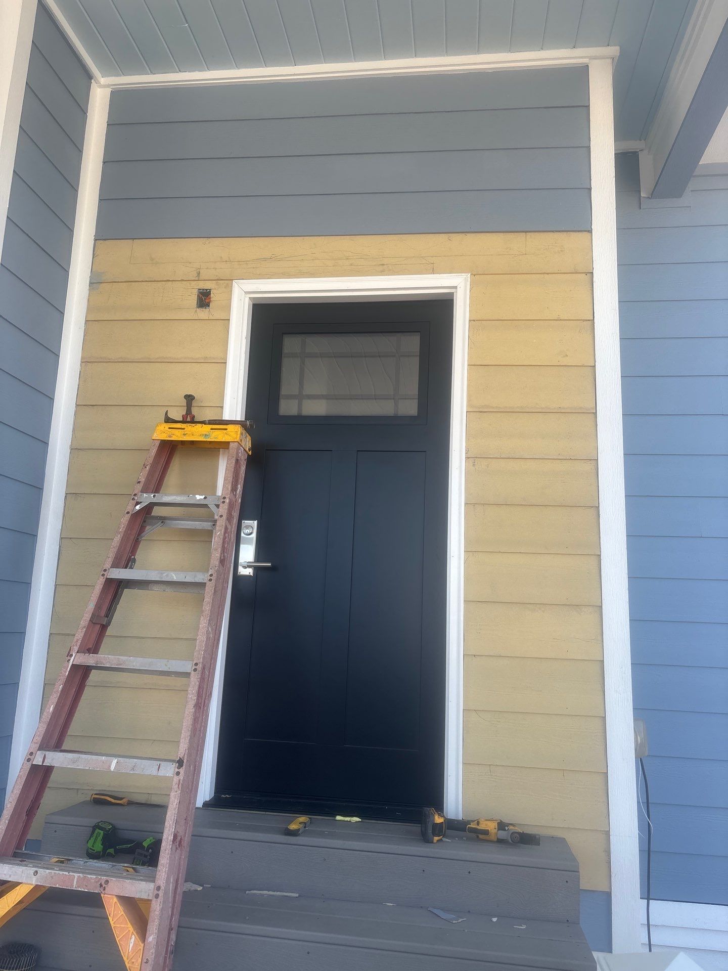 Portland Shore Porch Build and Custom Doors by Bayfront Roofing and Construction