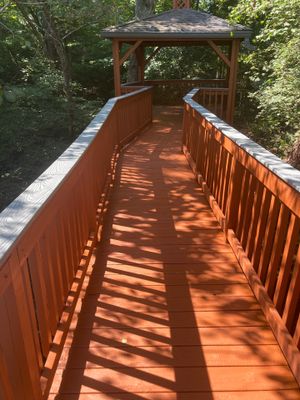 Deck Stain in Lilburn, GA by Nelson Exteriors 