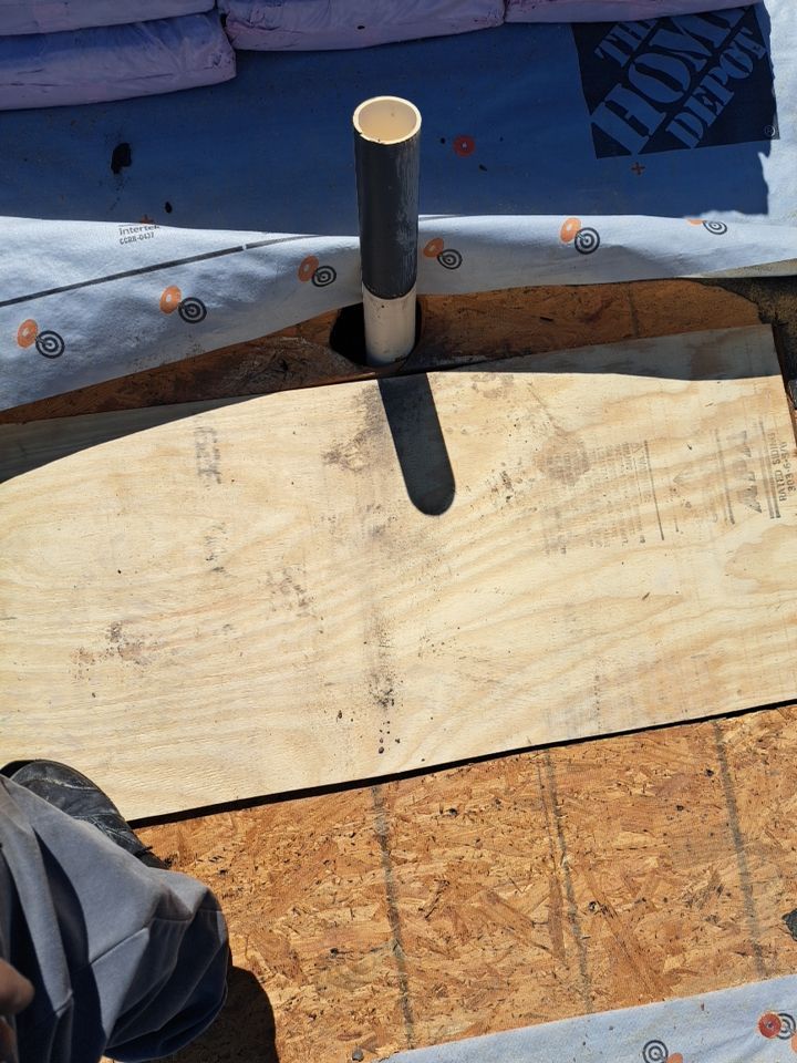 Reroof w/ window repairs by Heaven Sent Roofing, LLC 