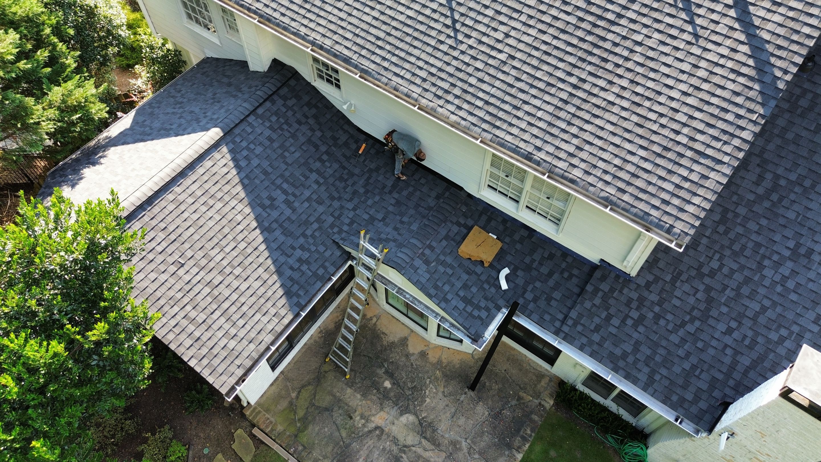 Dunwoody, GA Roof Replacement CertainTeed Landmark Pro Max Def Moire Black by Reset Roofing