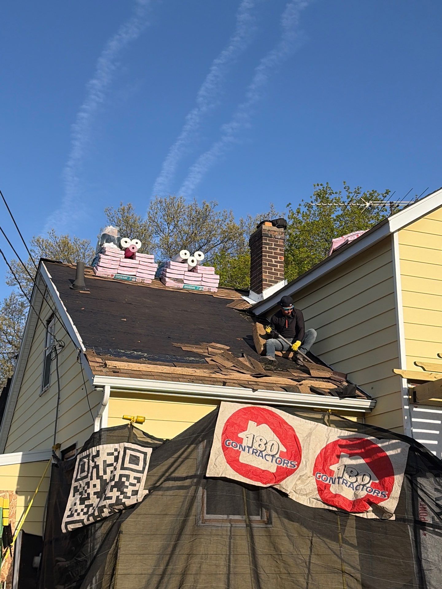 Roof Replacement using Owens Corning Duration Flex by 180 Contractors