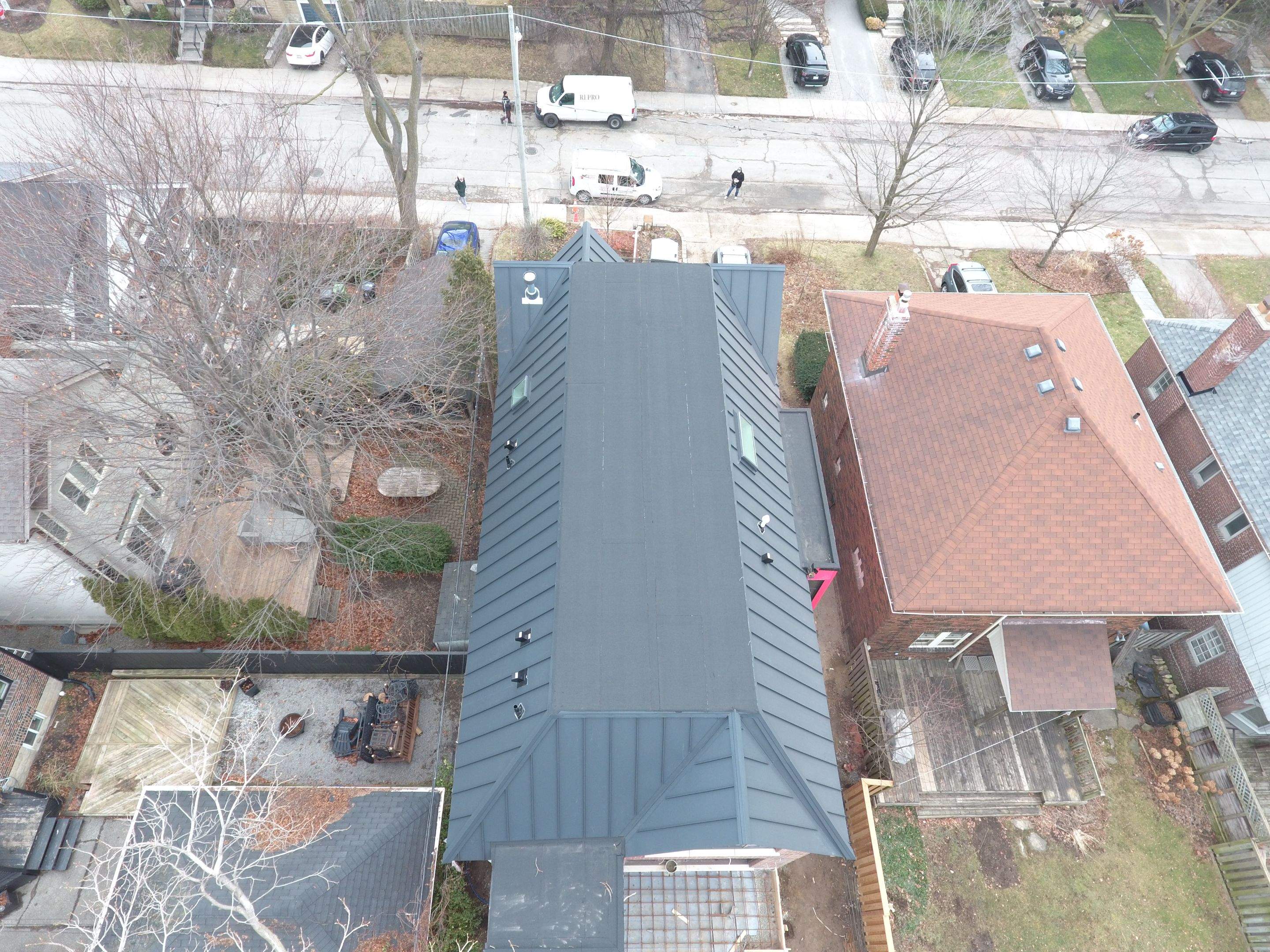 New Home Construction using 24 Ga Standing Seam Metal by Jay Carter Roofing & Sheet Metal