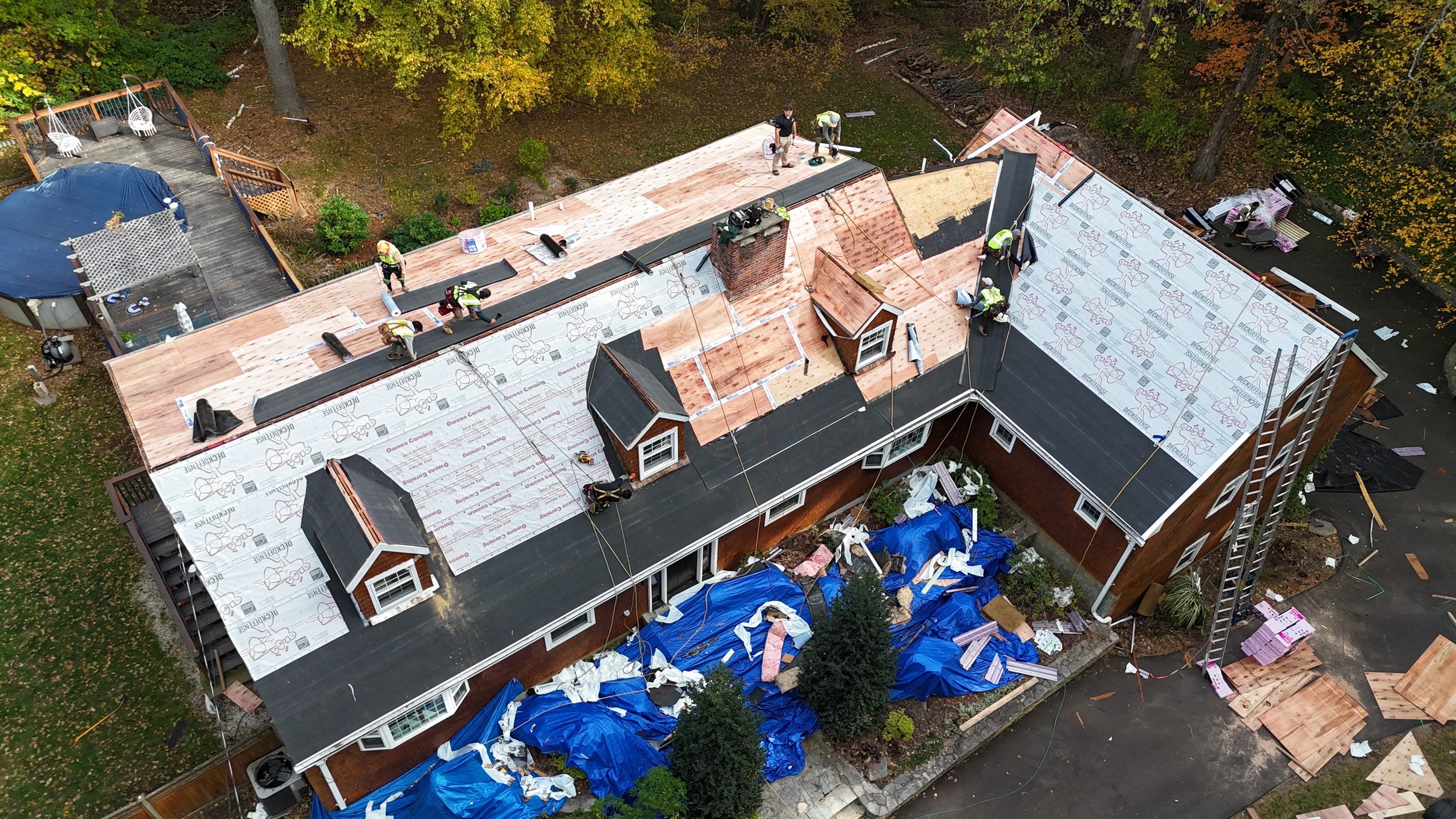Owens Corning Duration : Chateau Green with Copper Accents in Avon, CT by Golden Shield Roofing