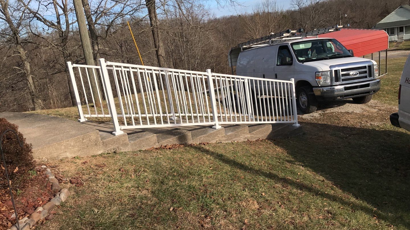 Porch Update using Westbury Aluminum Railing by Secure Construction Company Inc