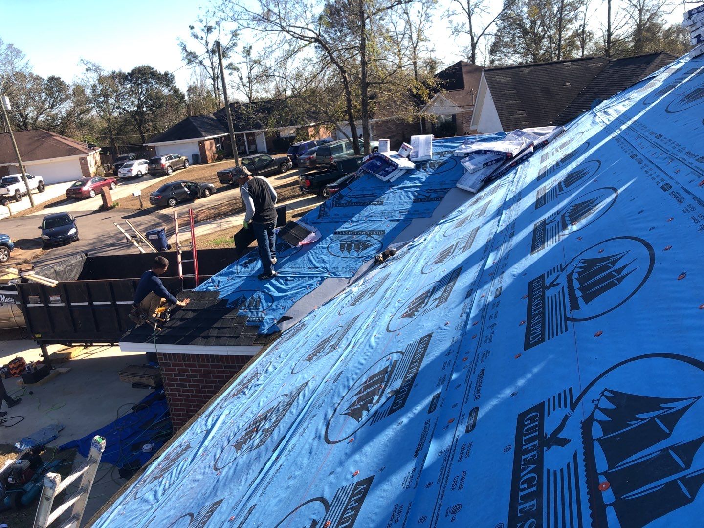 Residential Roofing Installation using Roof Replacement by American Roofing & Construction LLC