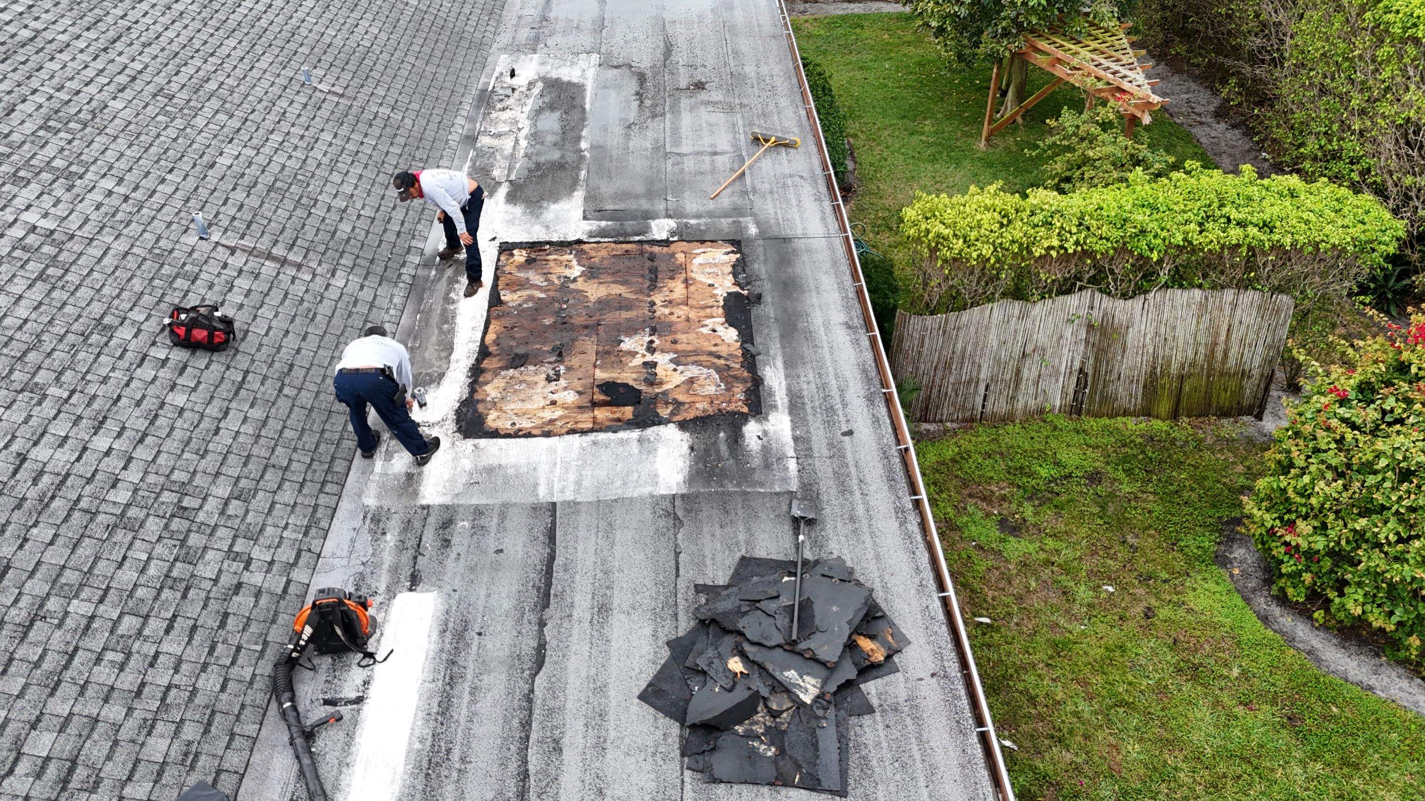 Residential Roof Repair and Flat Roof Restoration in Boca Raton by Aastro Roofing