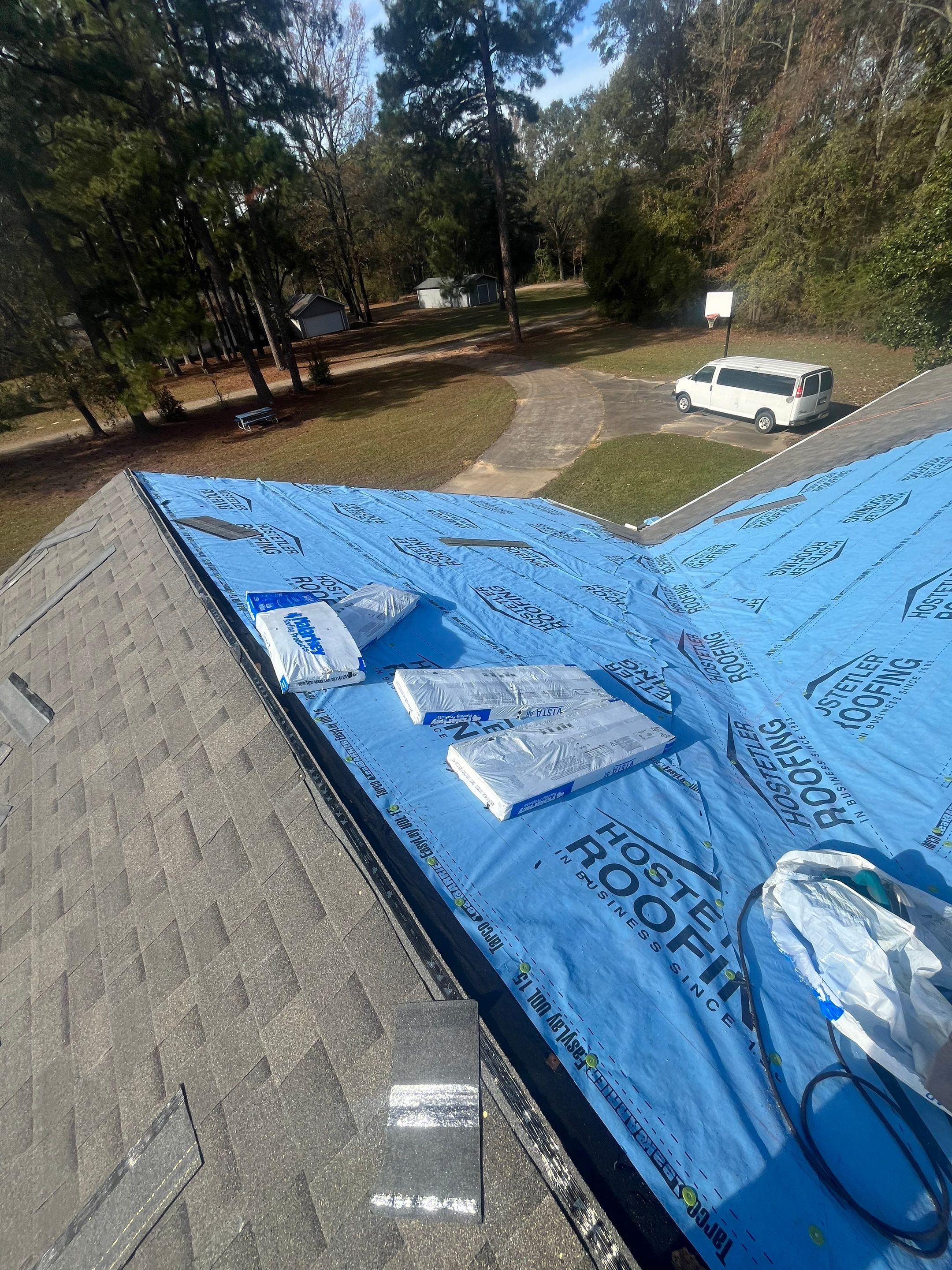 Residential Roofing Repair using Malarkey Vista: Weathered Wood  by Hostetler Roofing