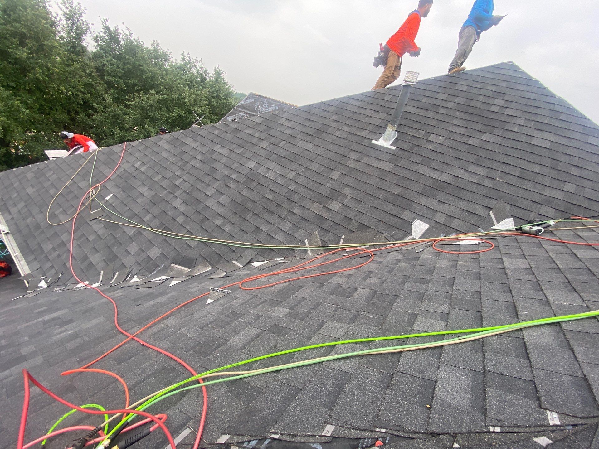Residential Roofing Installation using Owen's Corning Duration (Lifetime) Shingles by Roof Repair Company