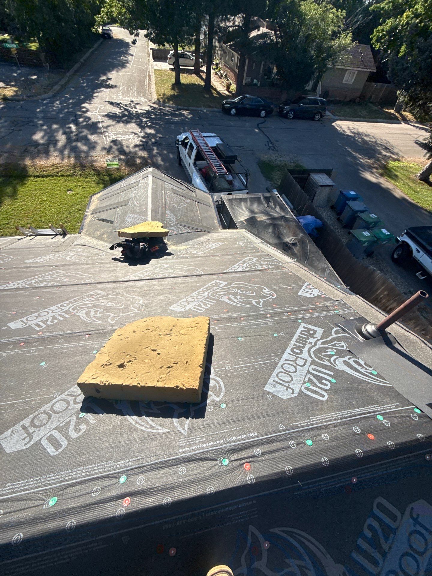 Residential Roof Replacement With Gray Architectural Shingles in Boise by Olive Roofing