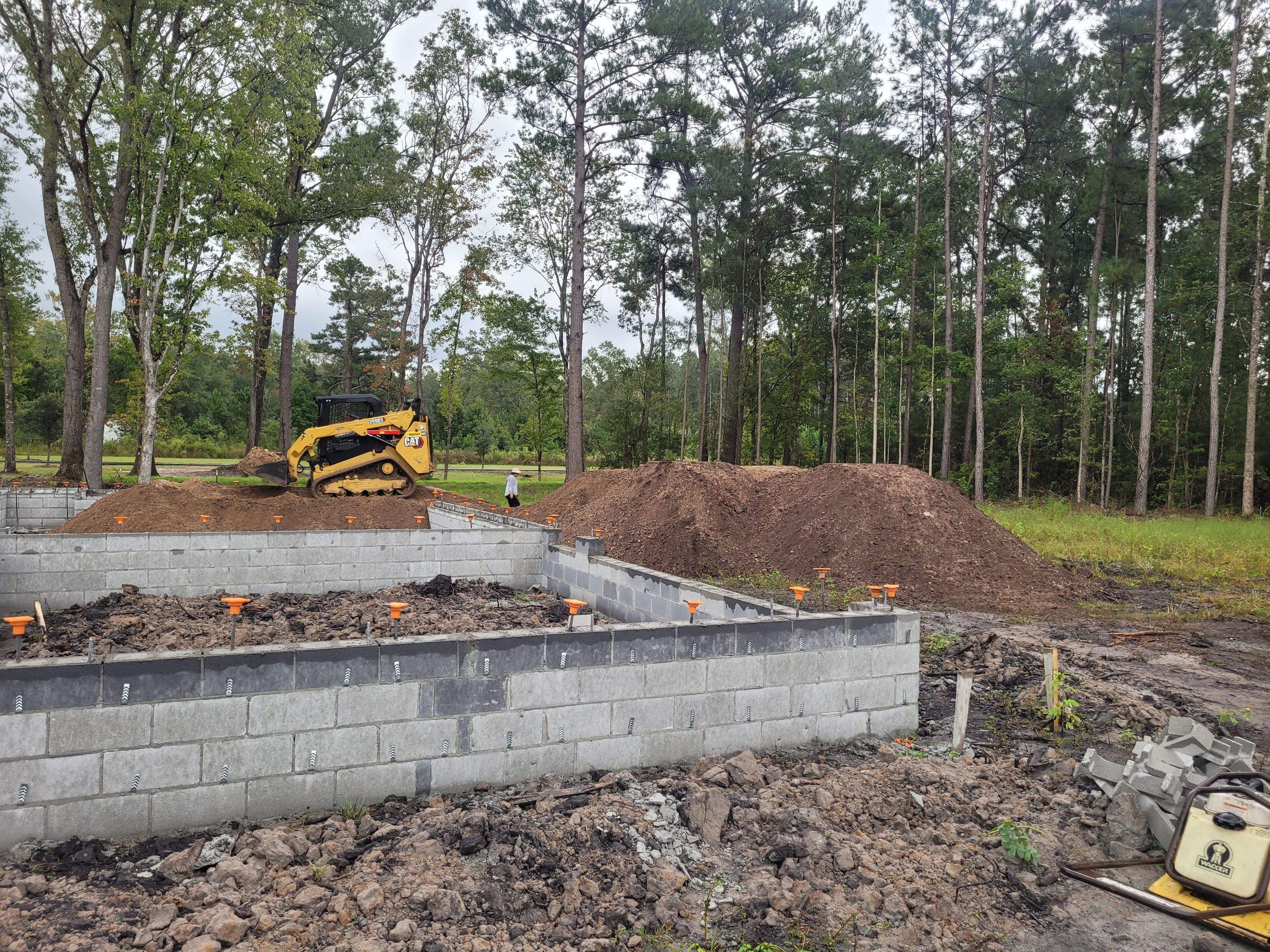 New Home Construction using brick and vertical vinyl by Cornerstone Home Builders, LLC