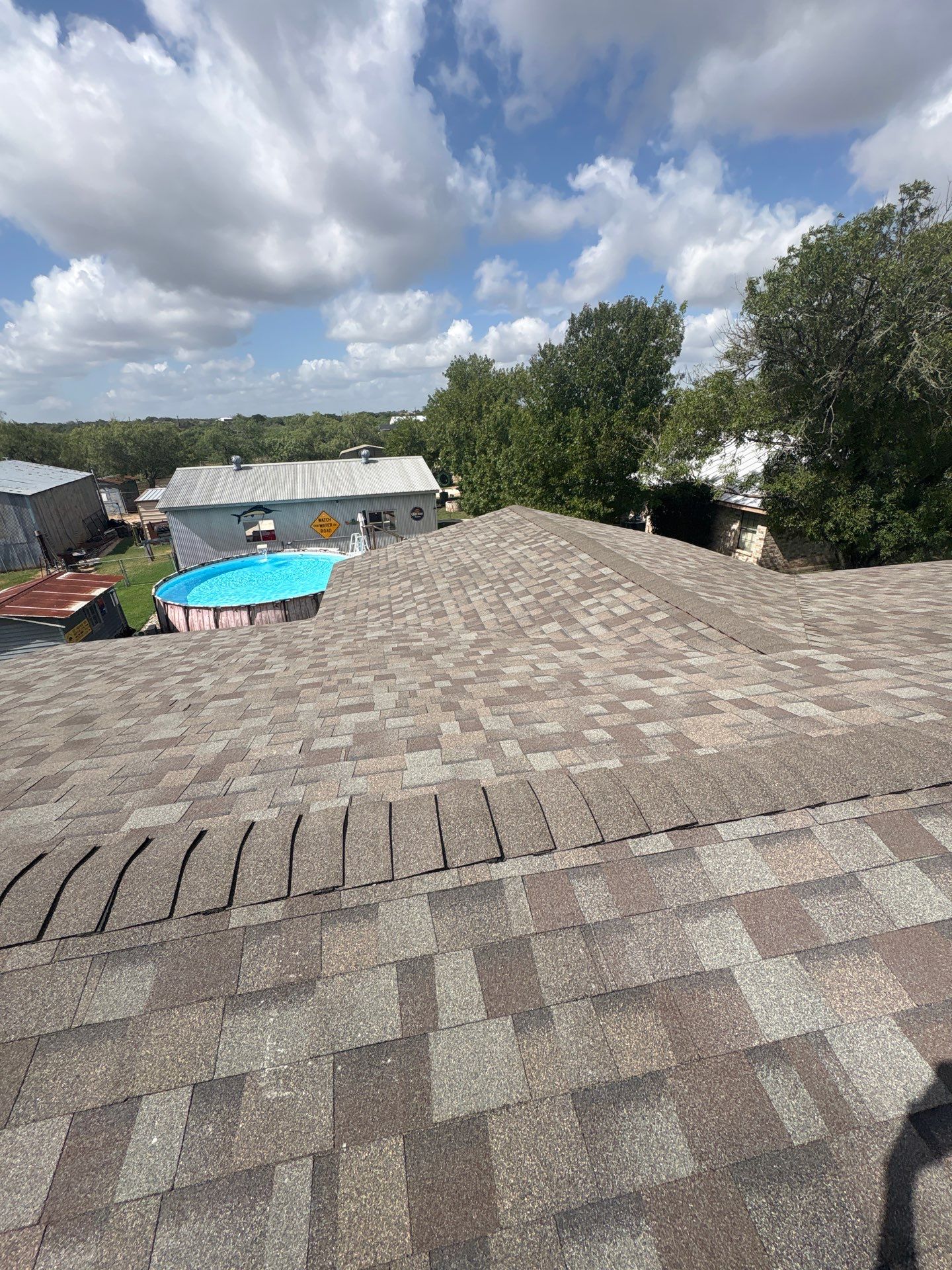 Shingle replacement Saint Hedwig by Bison Roofing  