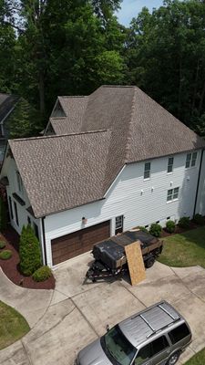 Roof Replacement - GAF Timberline HDZ Golden Harvest 