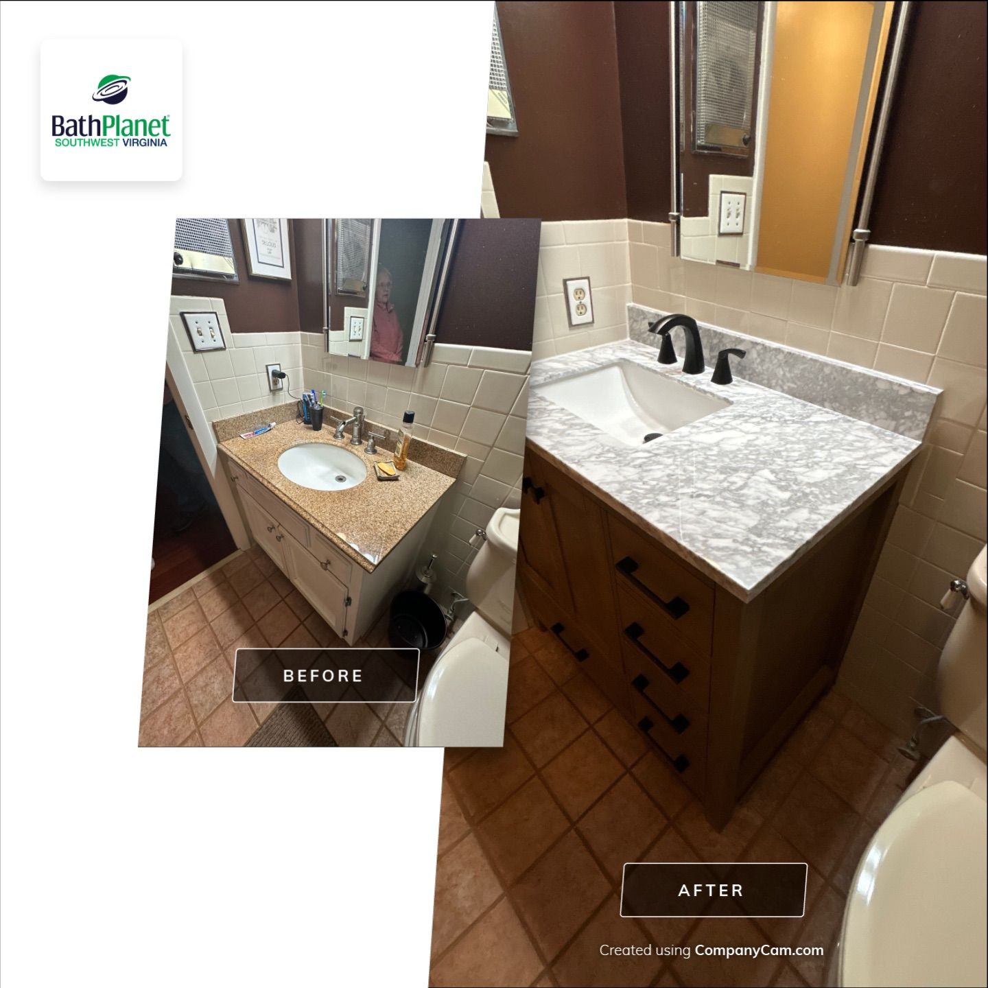 Tub to Shower w Window by BathPlanet SW Virginia