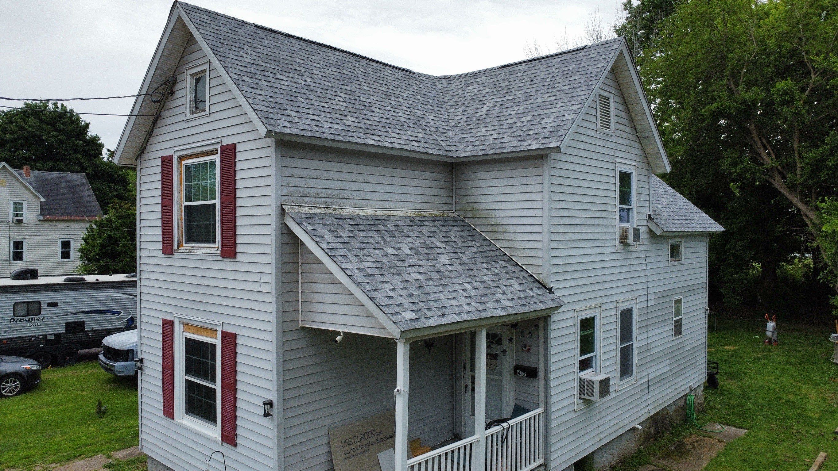 🏠 Roof Replacement Completed in Fulton, NY | Owens Corning Shingles 🛠️ by Alpha Omega Roofing LLC