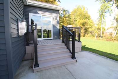 Outdoor Living- Deck and Concrete