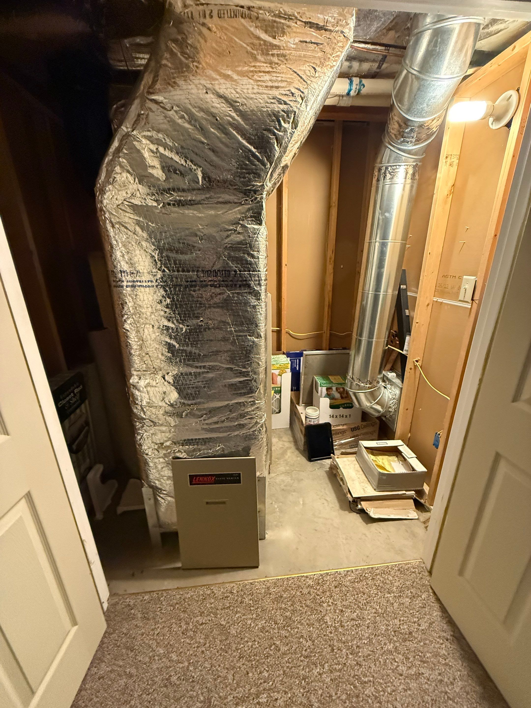 Whole house Dehumidifier Install by Elemental Heating and air conditioning LLC