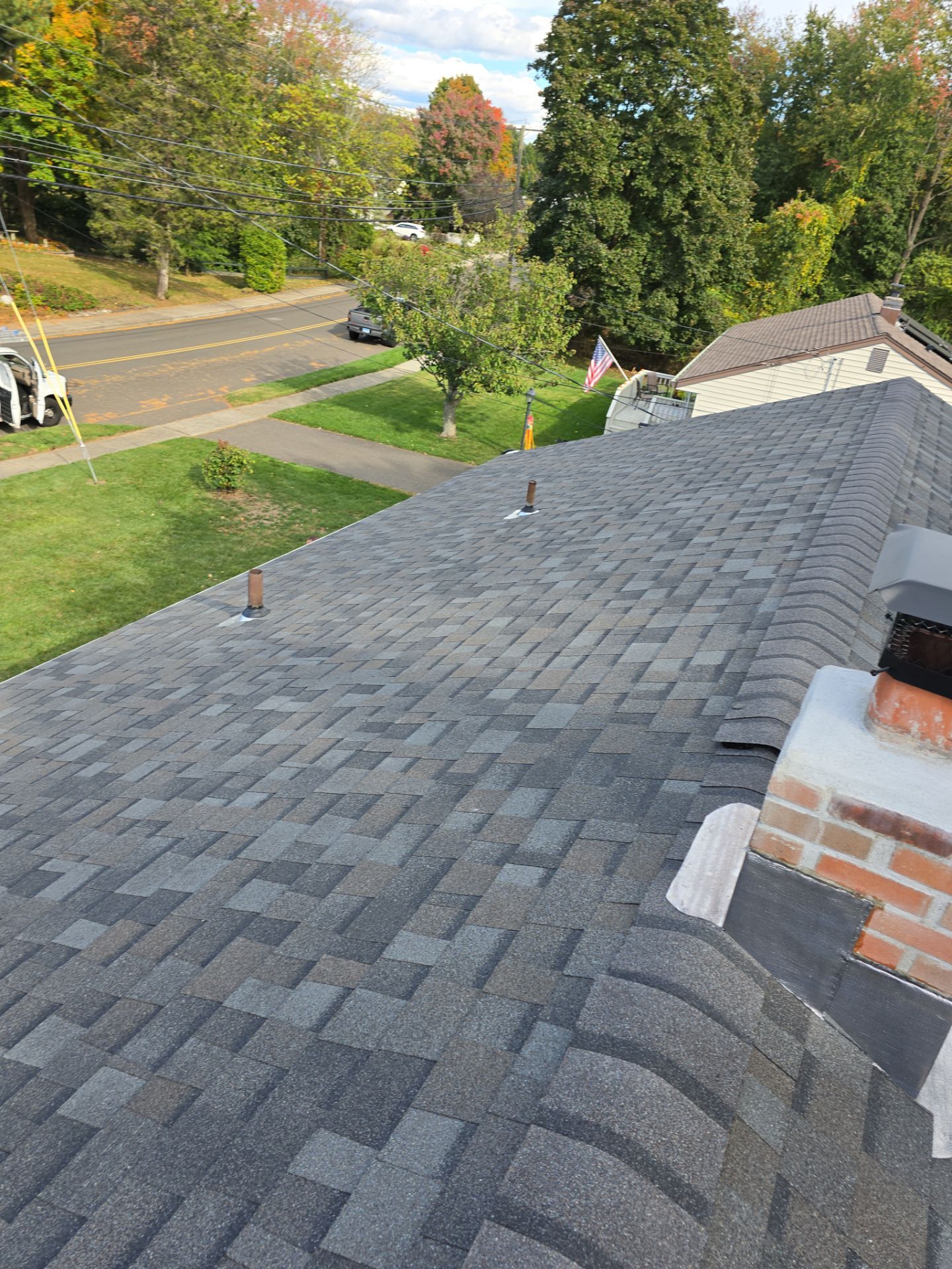 Residential Roofing Installation using Owens Corning TruDefinition Duration AR - Williamsburg Gray by A Plus Exterior