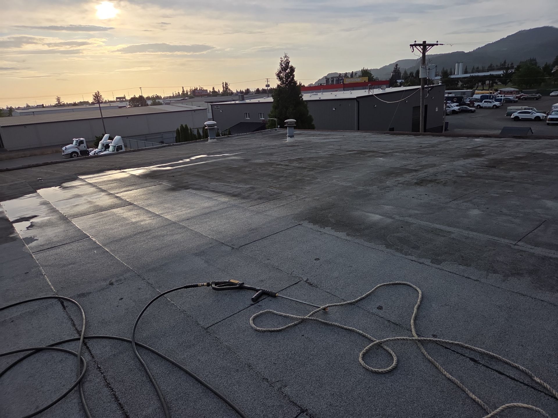 Commercial Roof Restoration and White Coating in Springfield by BEST Roofing & Waterproofing