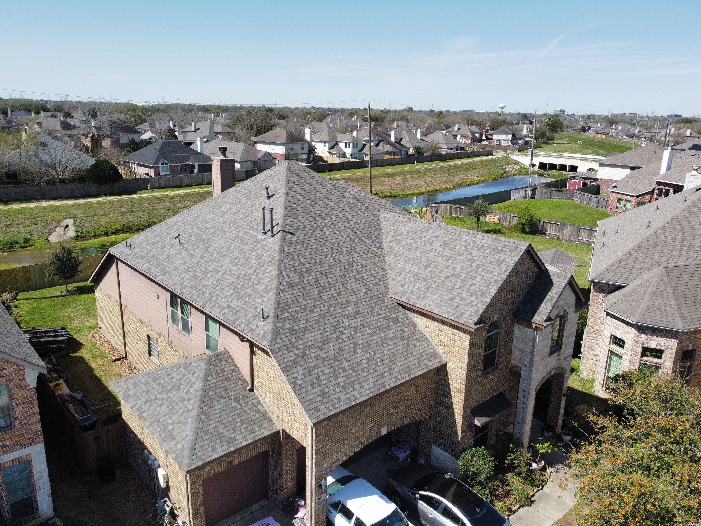 Residential Roof Replacement using GAF HDZ - Weathered Wood by Elite Roofing LLC
